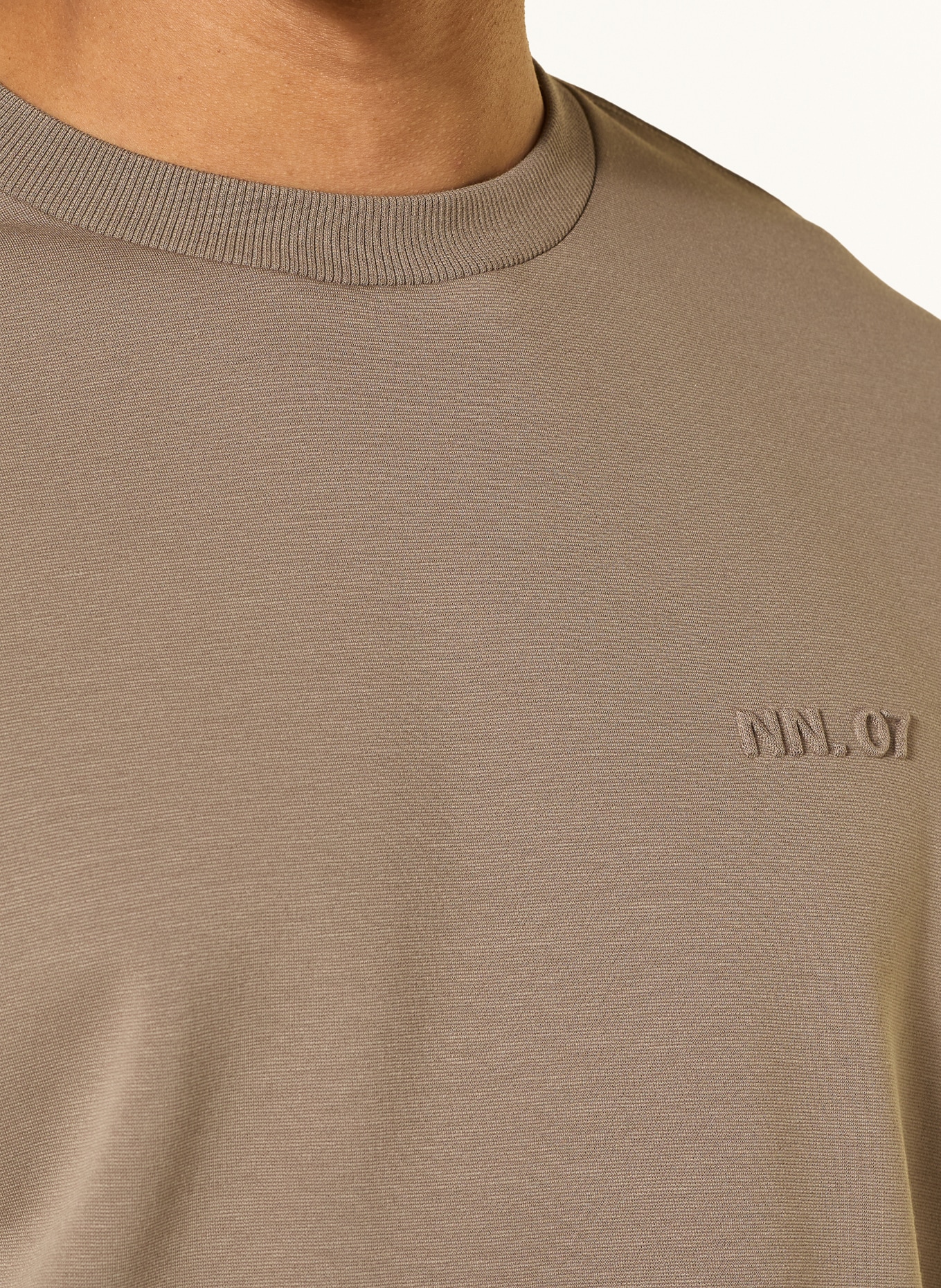 NN.07 T-shirt NAT: SZAROBRĄZOWY