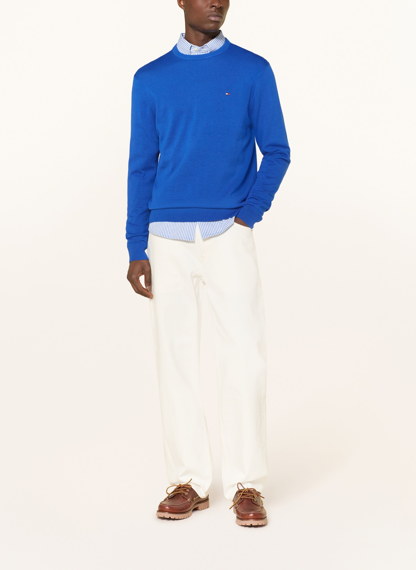 TOMMY HILFIGER Svetr: MODRÁ