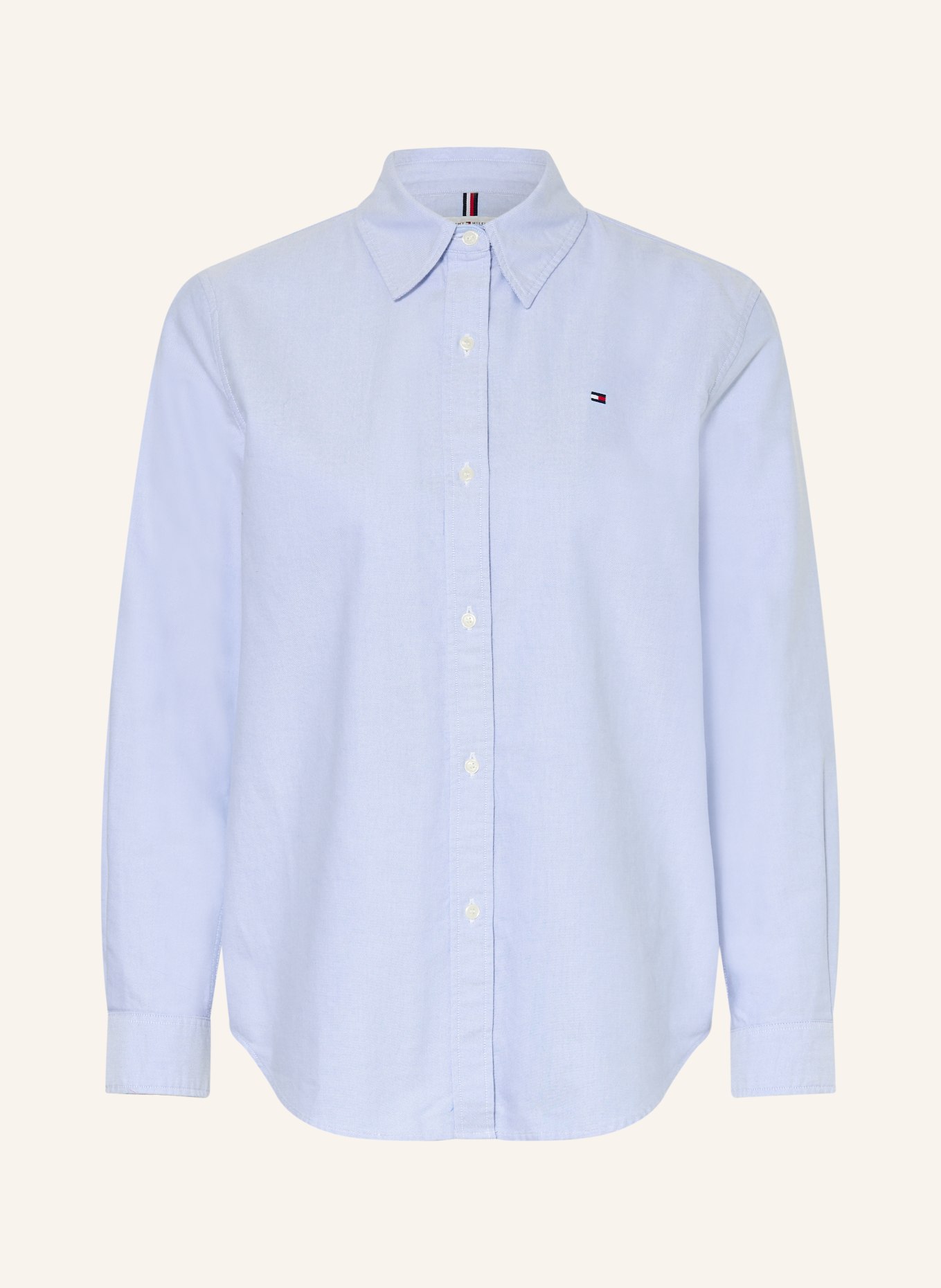TOMMY HILFIGER overhemdblouse: LICHTBLAUW