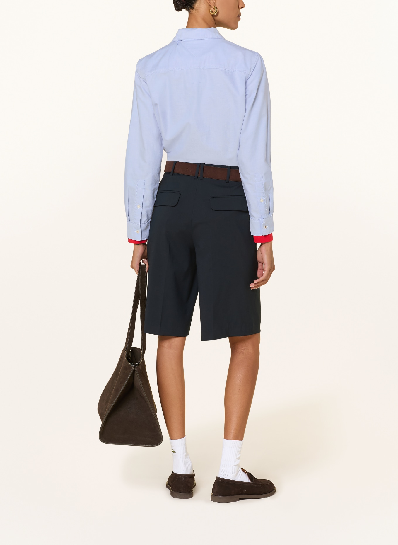 TOMMY HILFIGER overhemdblouse: LICHTBLAUW