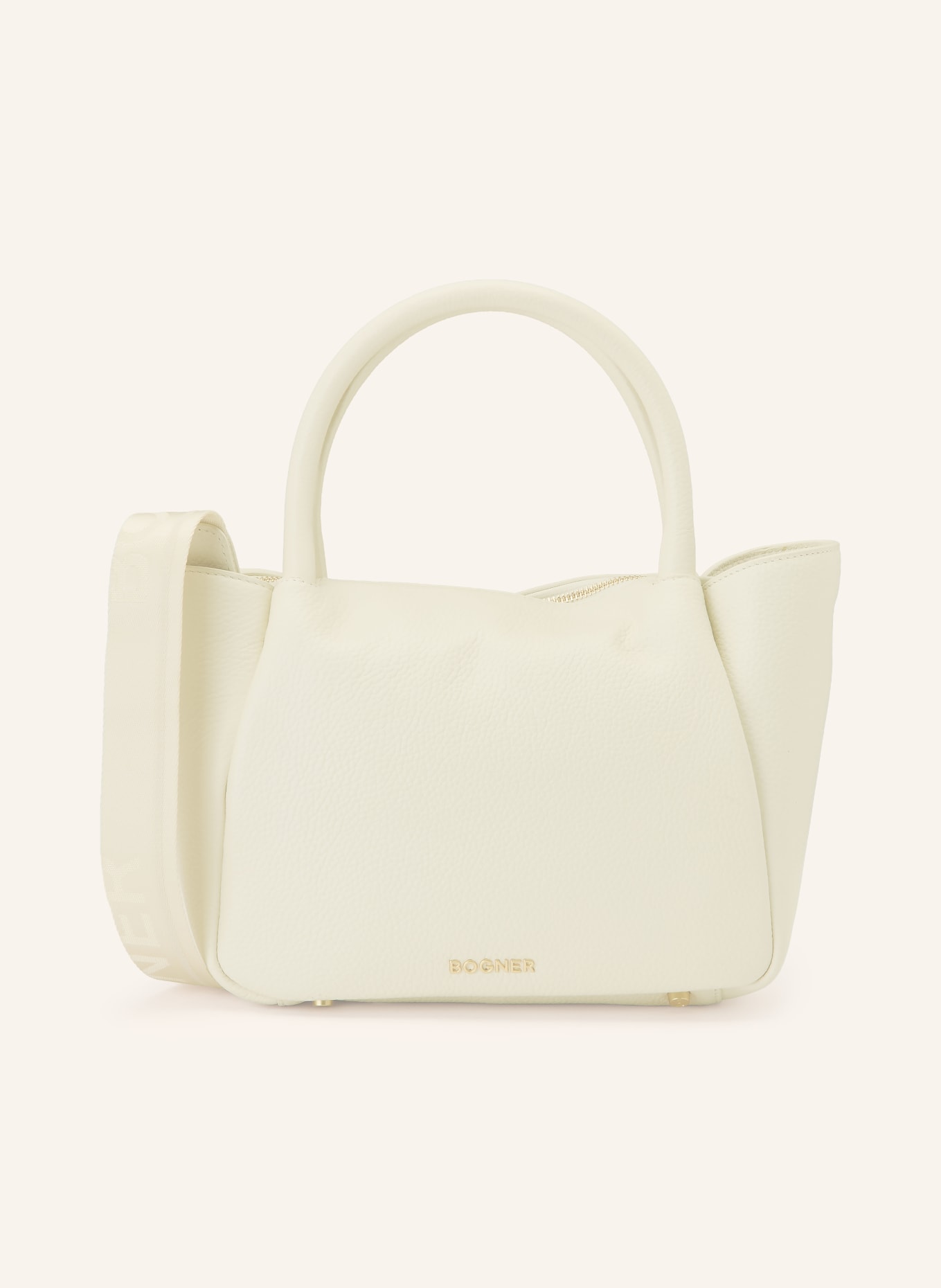BOGNER Sac à main WALLIS RAJA: CRÈME / OR