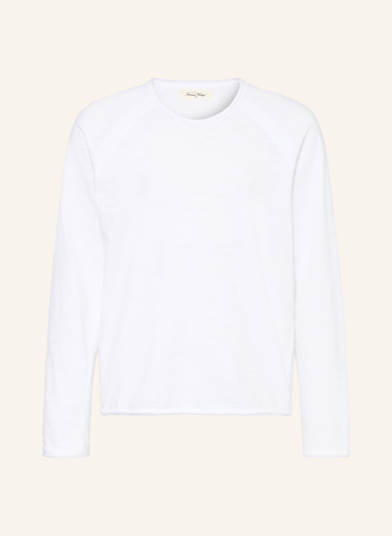 American Vintage Koszulka z długim rękawem: BIAŁY