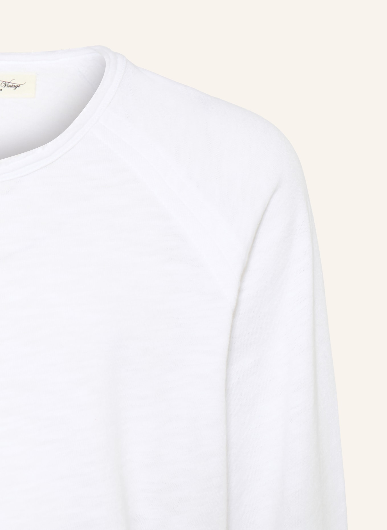 American Vintage Koszulka z długim rękawem: BIAŁY