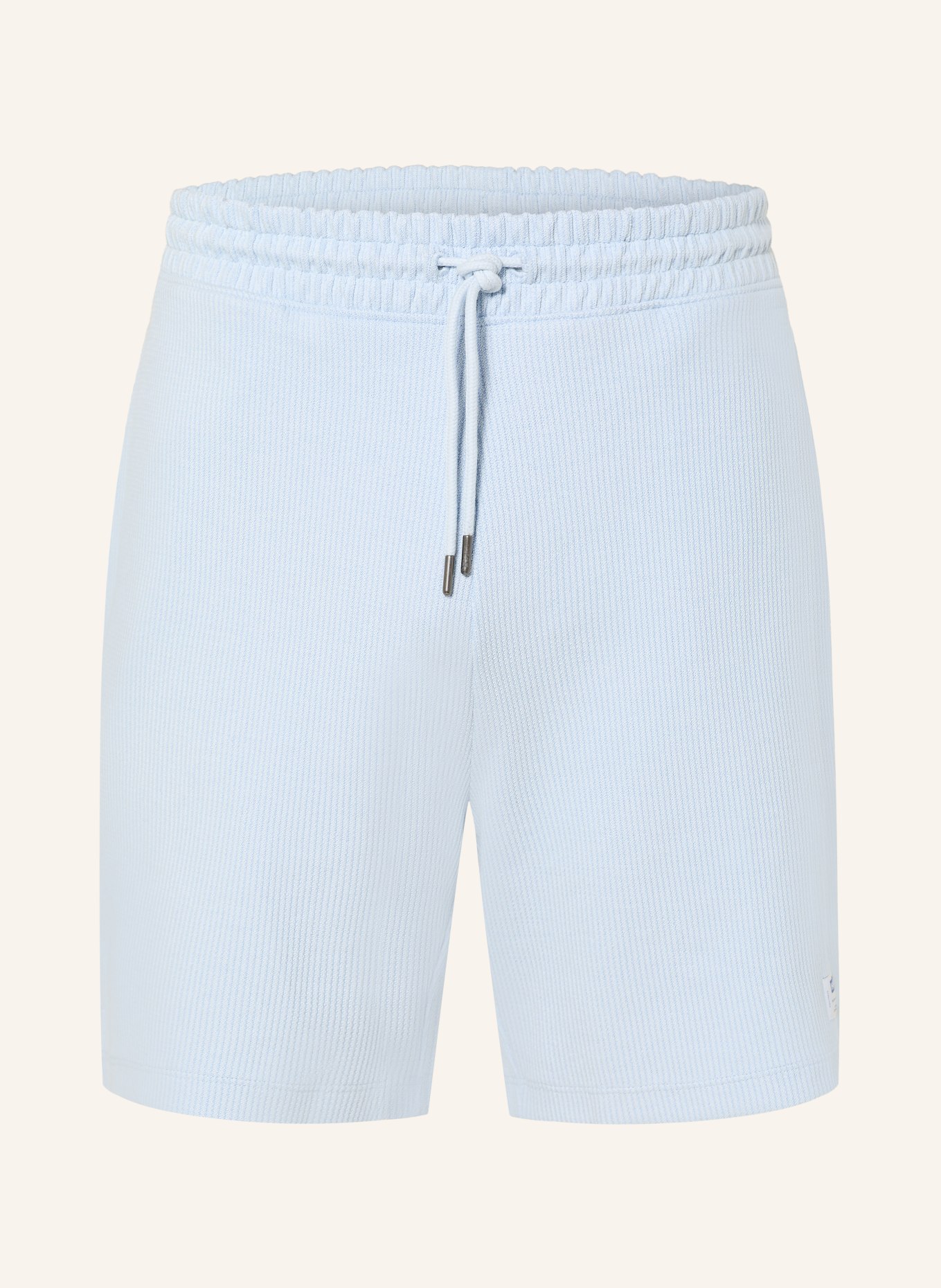HUGO Sweatshorts NUWAFFLO: LICHTBLAUW