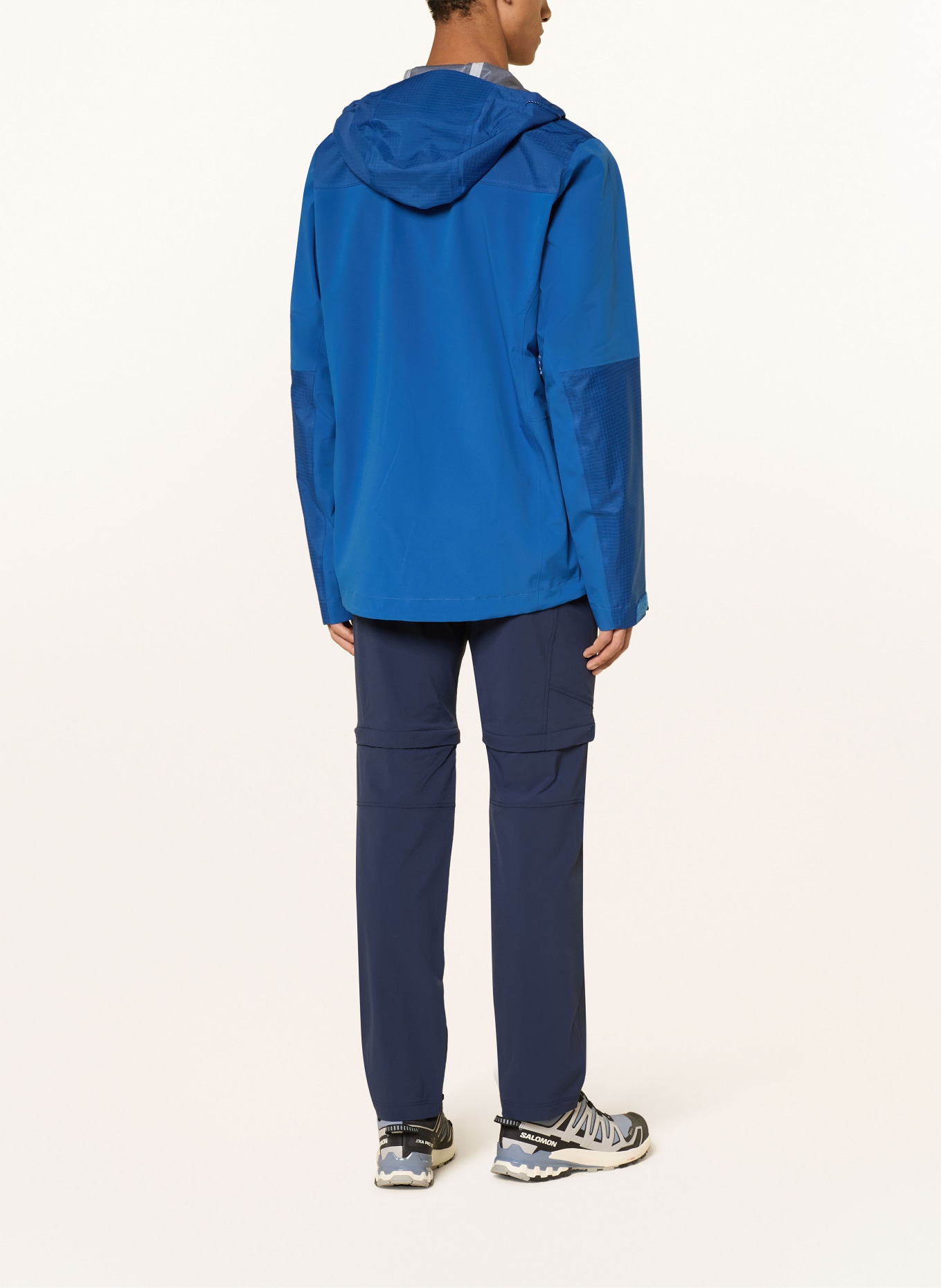 MAMMUT Hardshell-jas DUCAN GUIDE HS HOODED: BLAUW