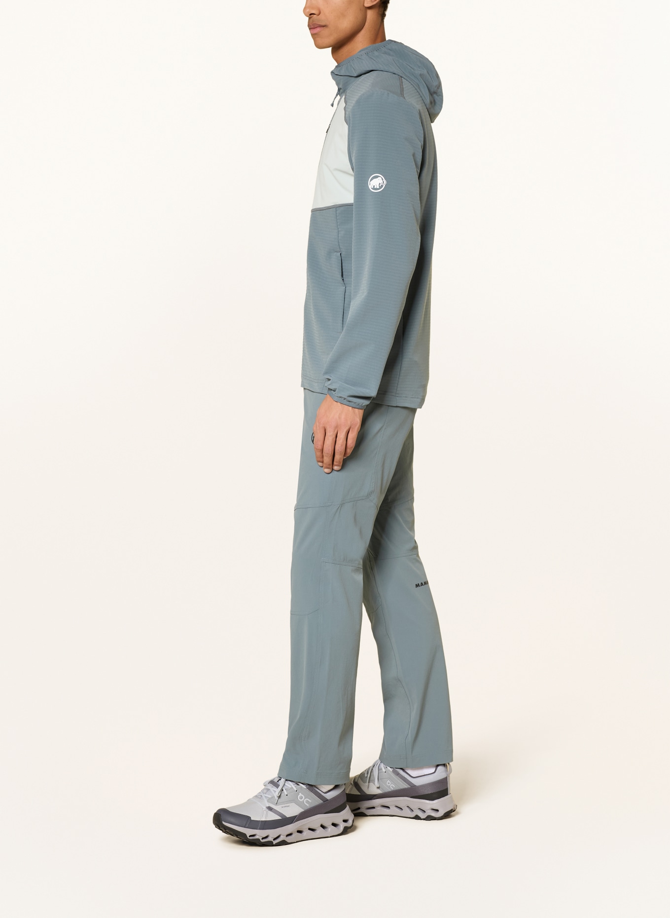 MAMMUT Functionele jas MADRIS LIGHT: GRIJS / LICHTGROEN