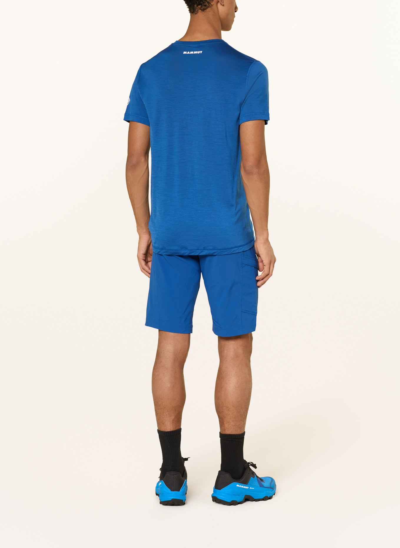 MAMMUT Trekkingshorts RUNBOLD IV: BLAUW