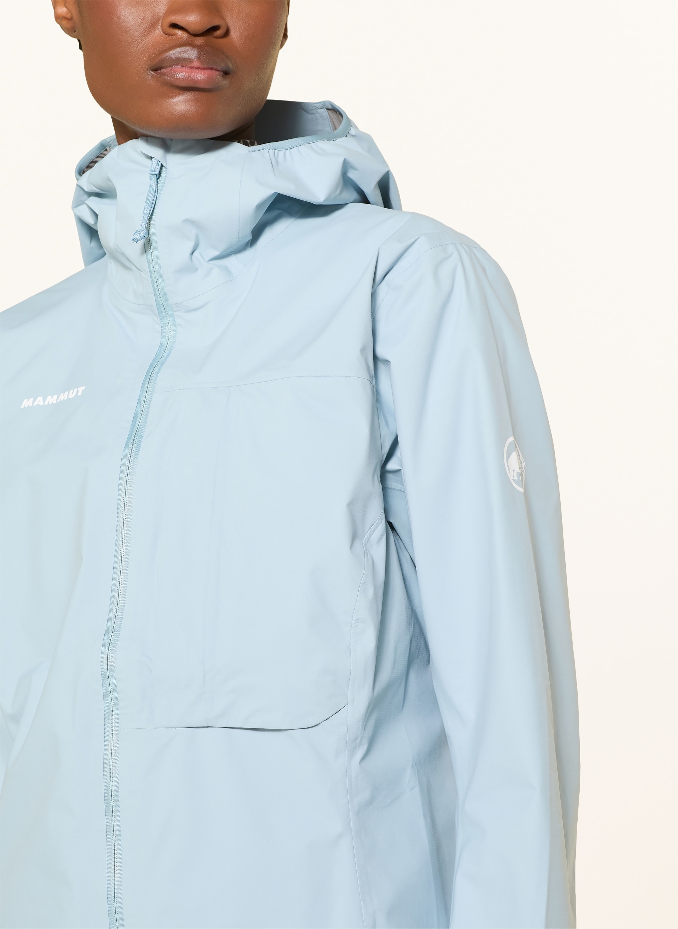 MAMMUT Hardshell-Jacke DUCAN LIGHT: HELLBLAU