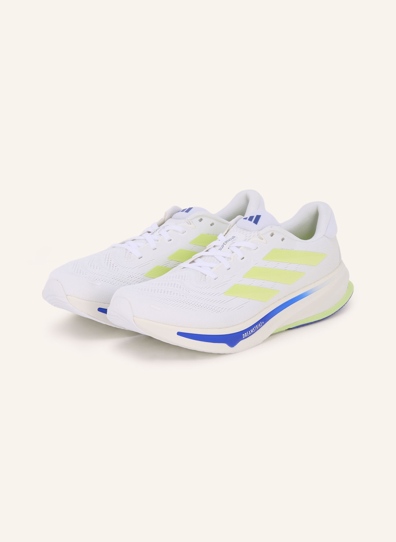 adidas Hardloopschoenen SUPERNOVA RISE: WIT / GEEL