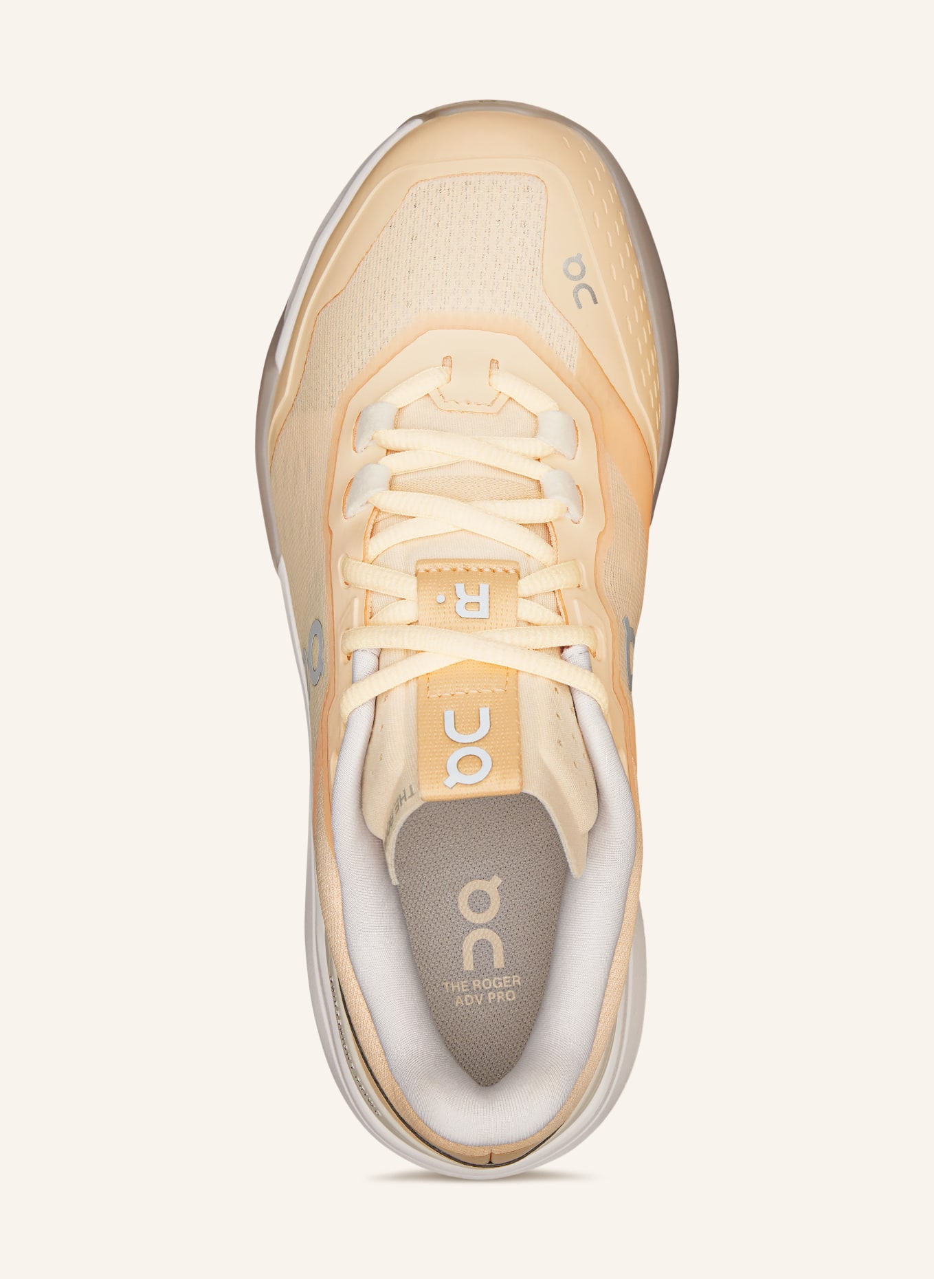 On Buty do tenisa THE ROGER ADVANTAGE PRO: JASNOPOMARAŃCZOWY / JASNOCZARY