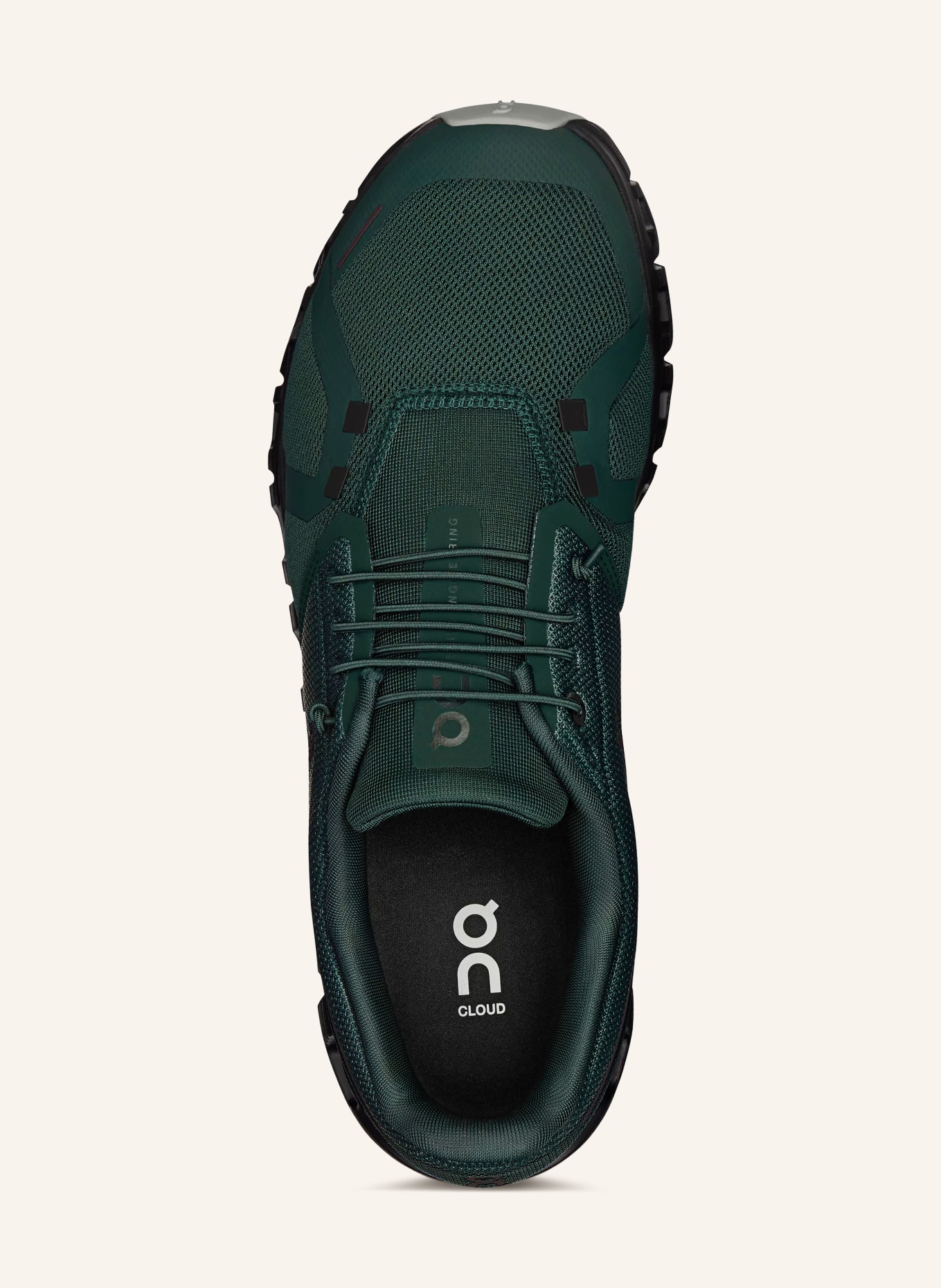 On Sneaker CLOUD 6: DONKERGROEN