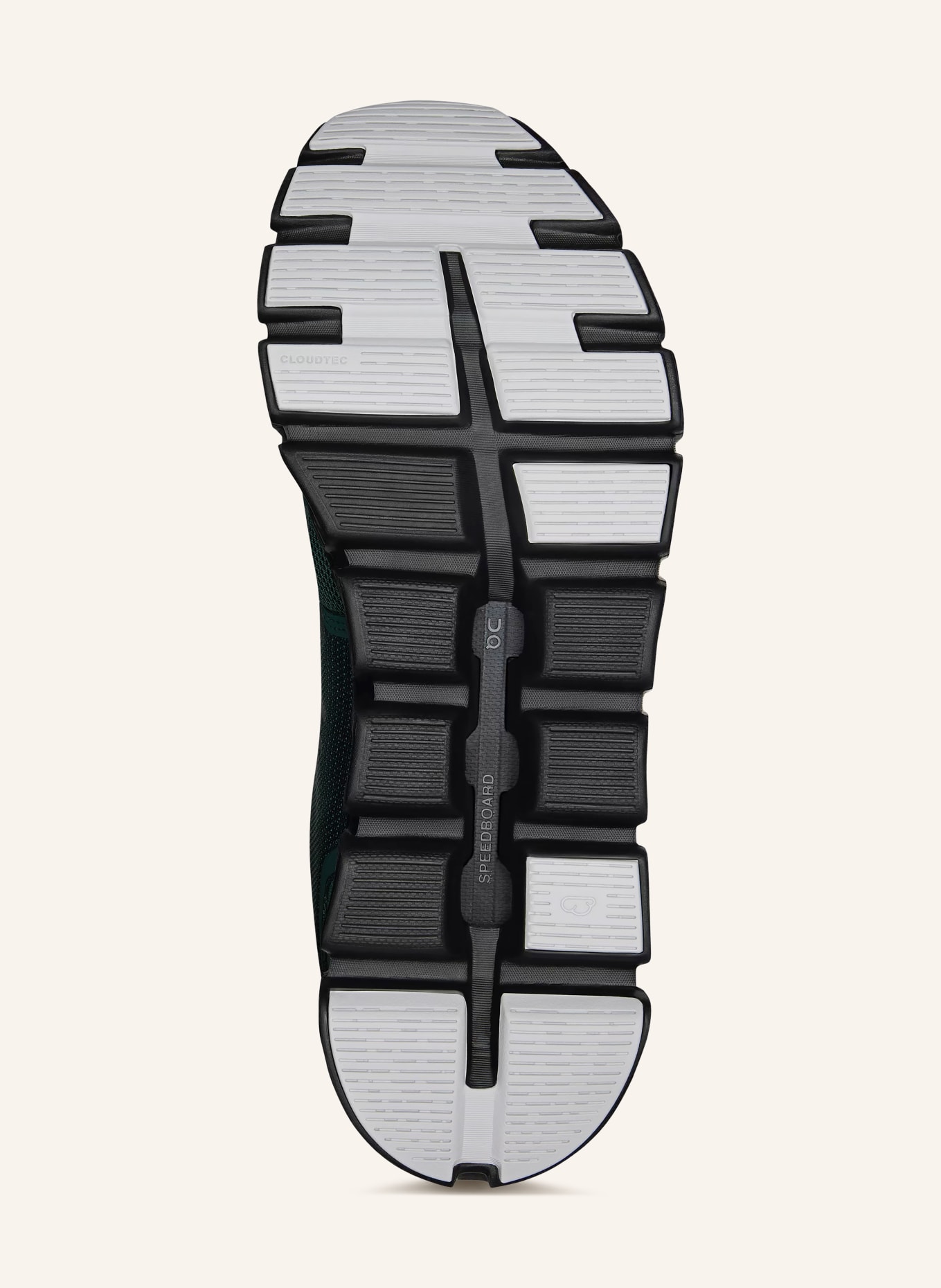 On Sneaker CLOUD 6: DONKERGROEN