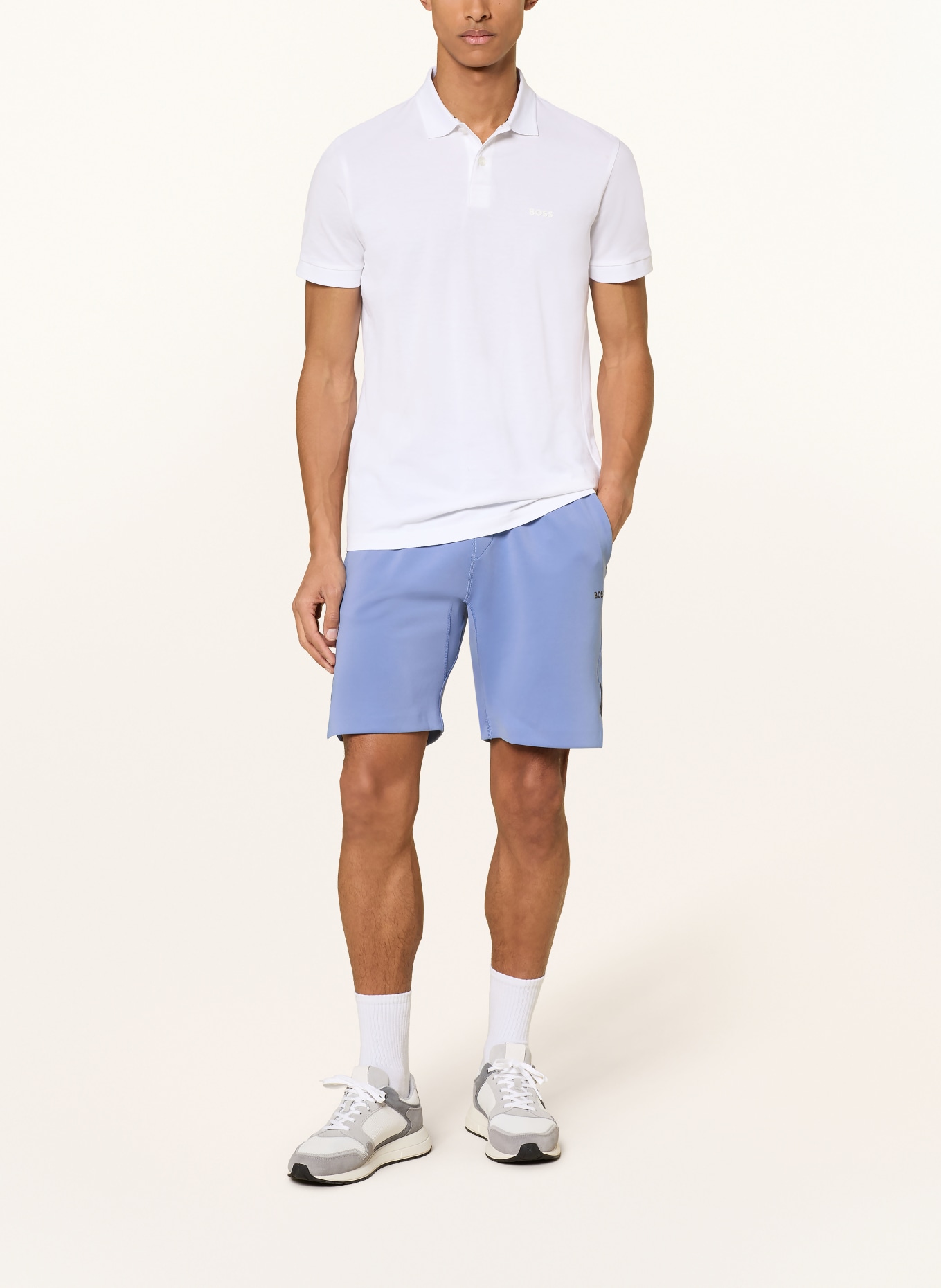 BOSS Golfshorts HECON: BLAUGRAU