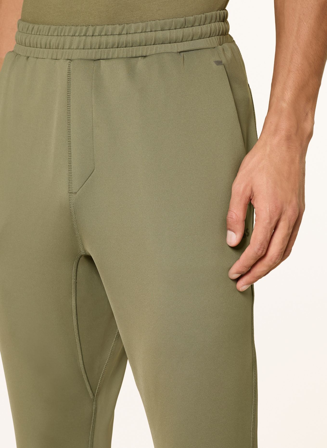 BOSS Sweatbroek HICON ACTIVE: OLIJF