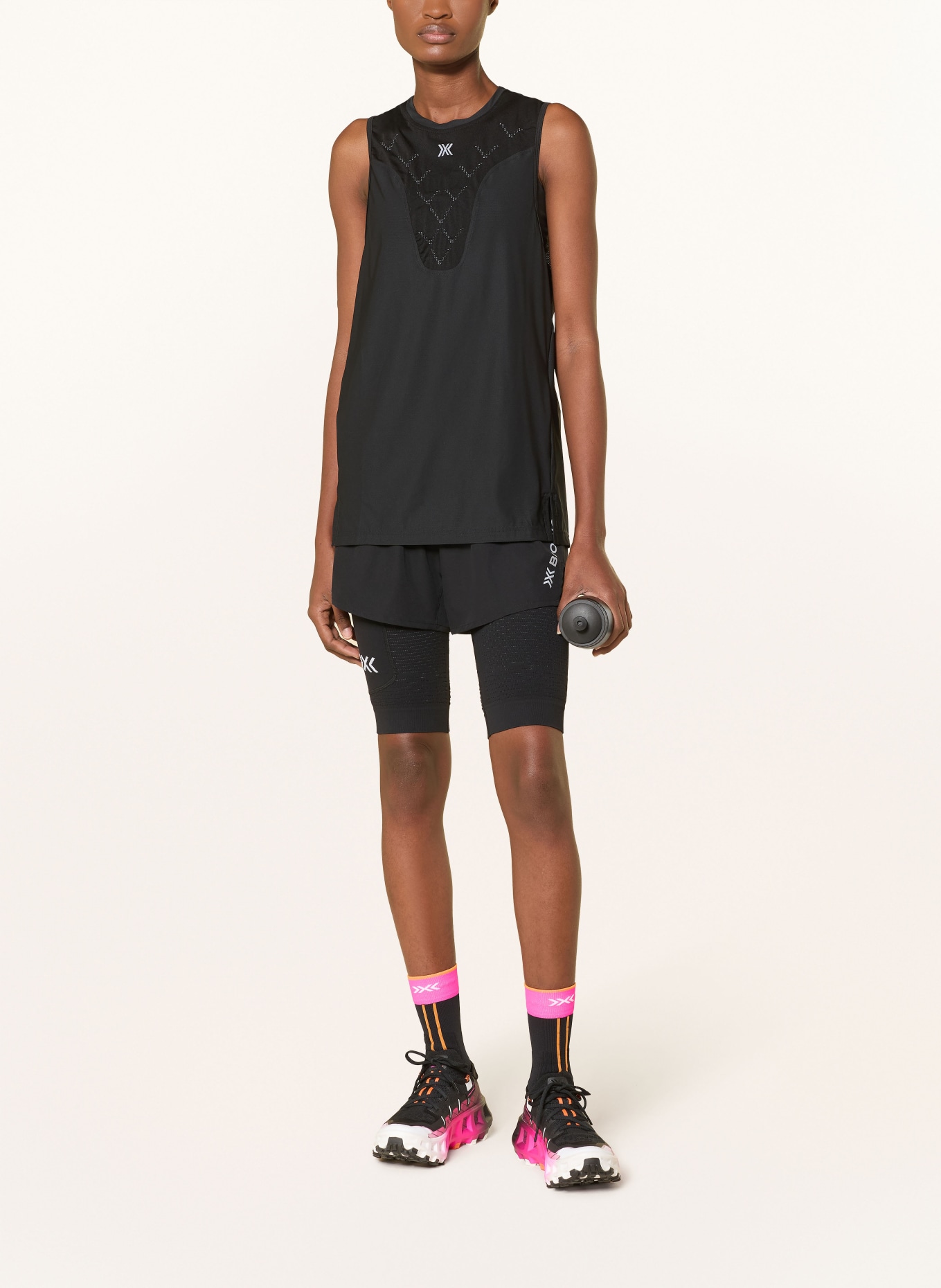 X-BIONIC 2-in-1 hardloopshort EFFEKTOR: ZWART