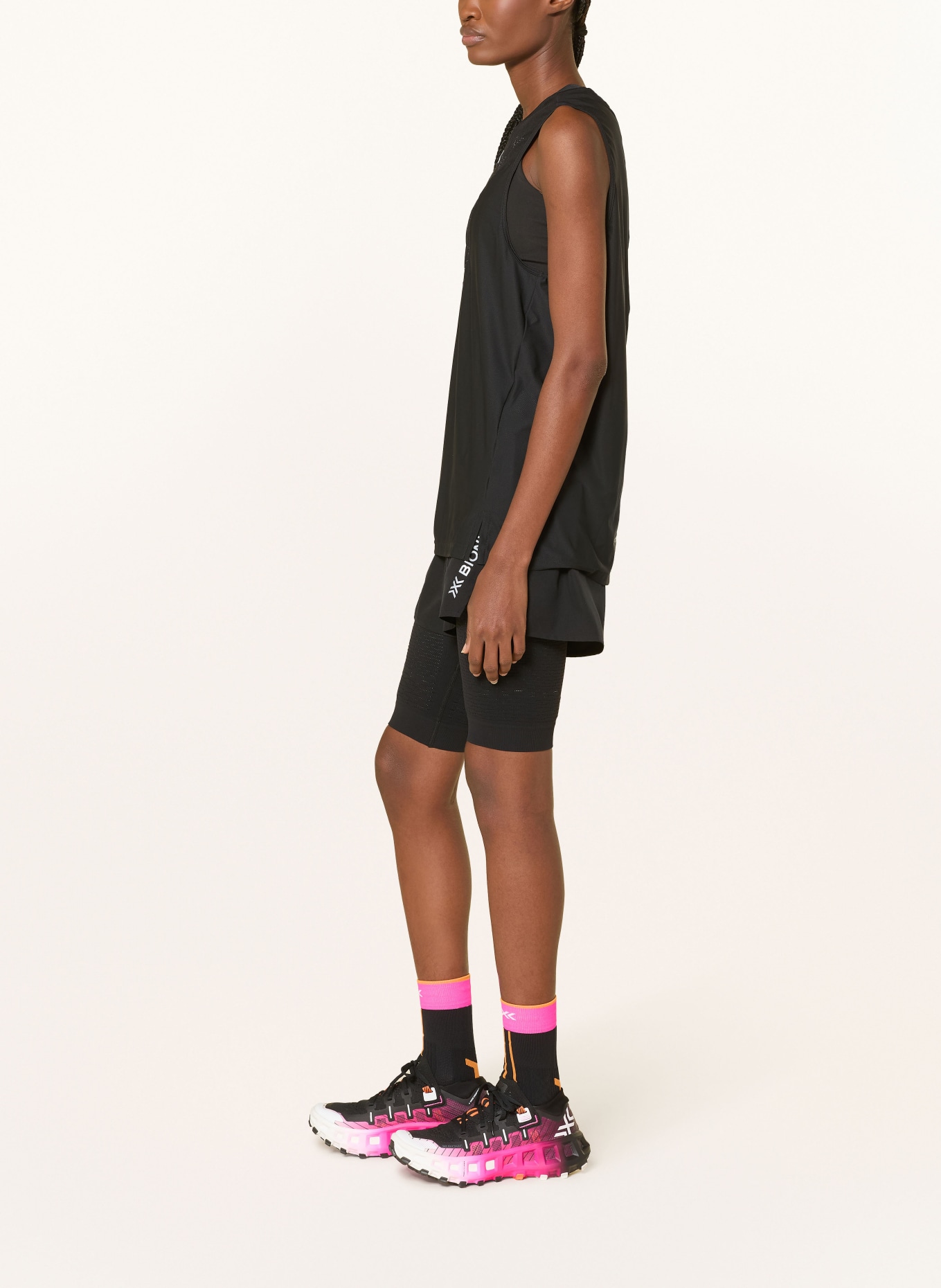 X-BIONIC 2-in-1 hardloopshort EFFEKTOR: ZWART