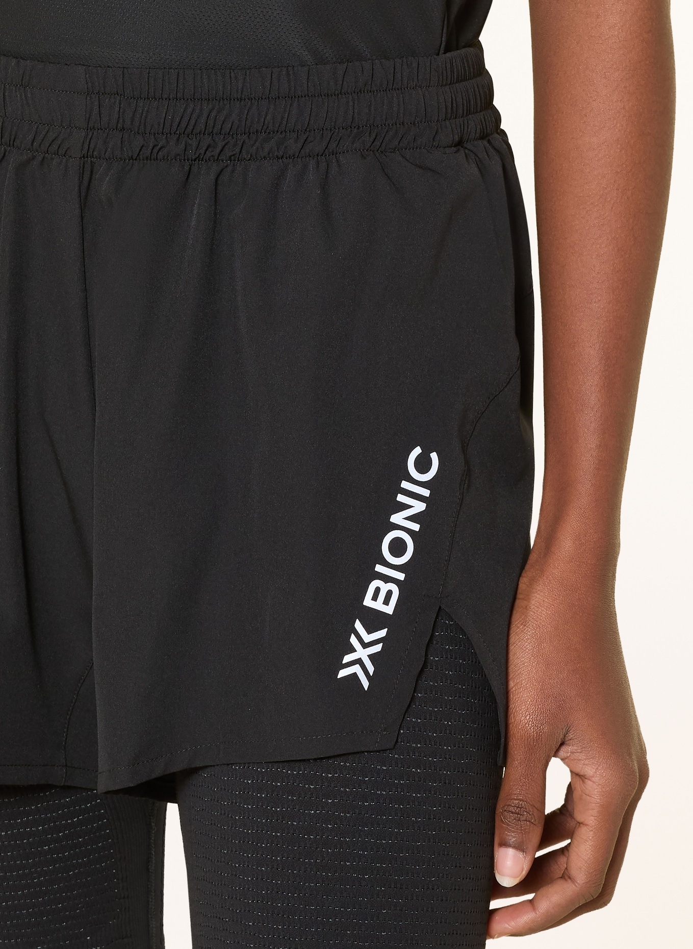 X-BIONIC 2-in-1 hardloopshort EFFEKTOR: ZWART