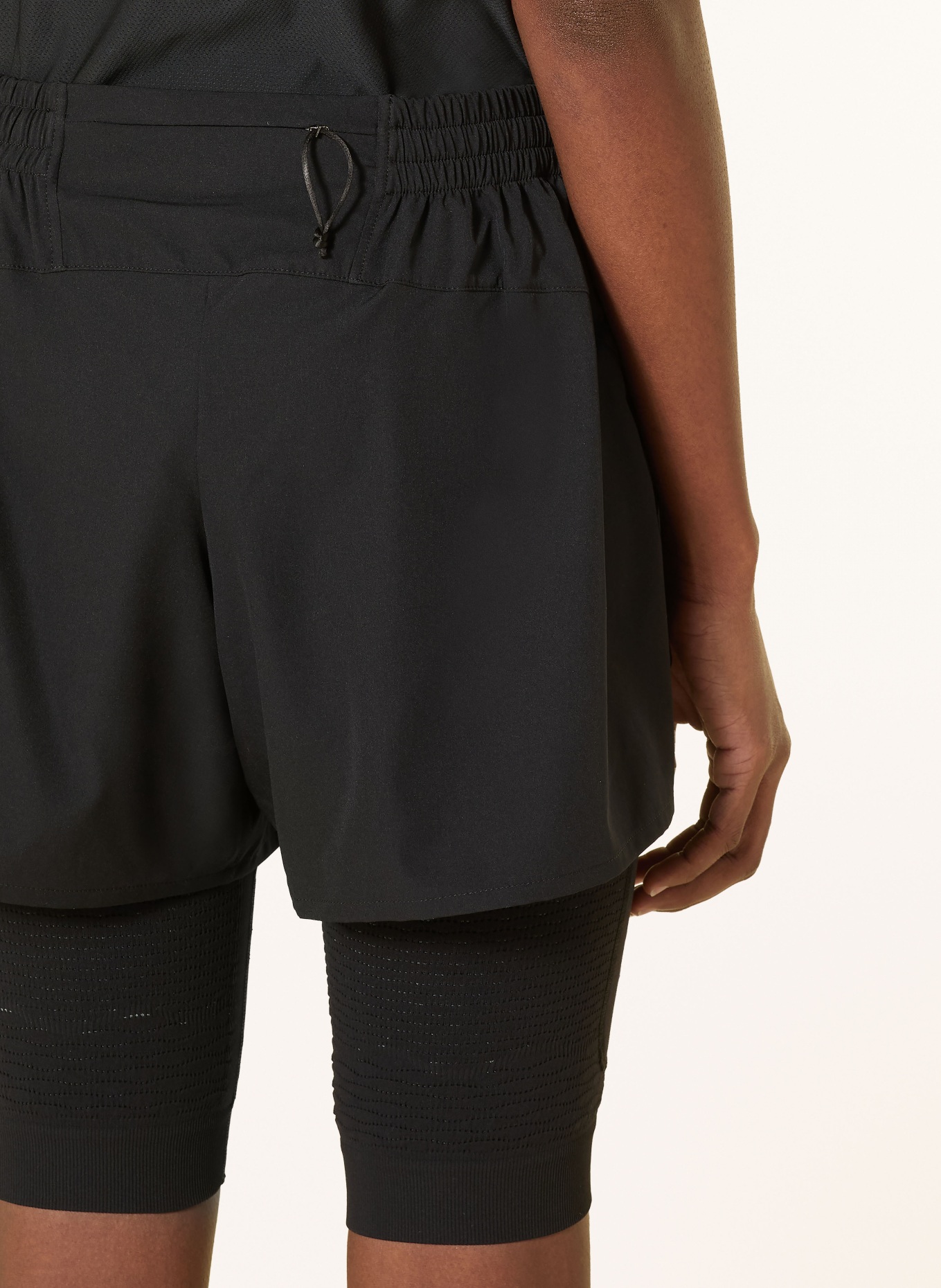 X-BIONIC 2-in-1 hardloopshort EFFEKTOR: ZWART