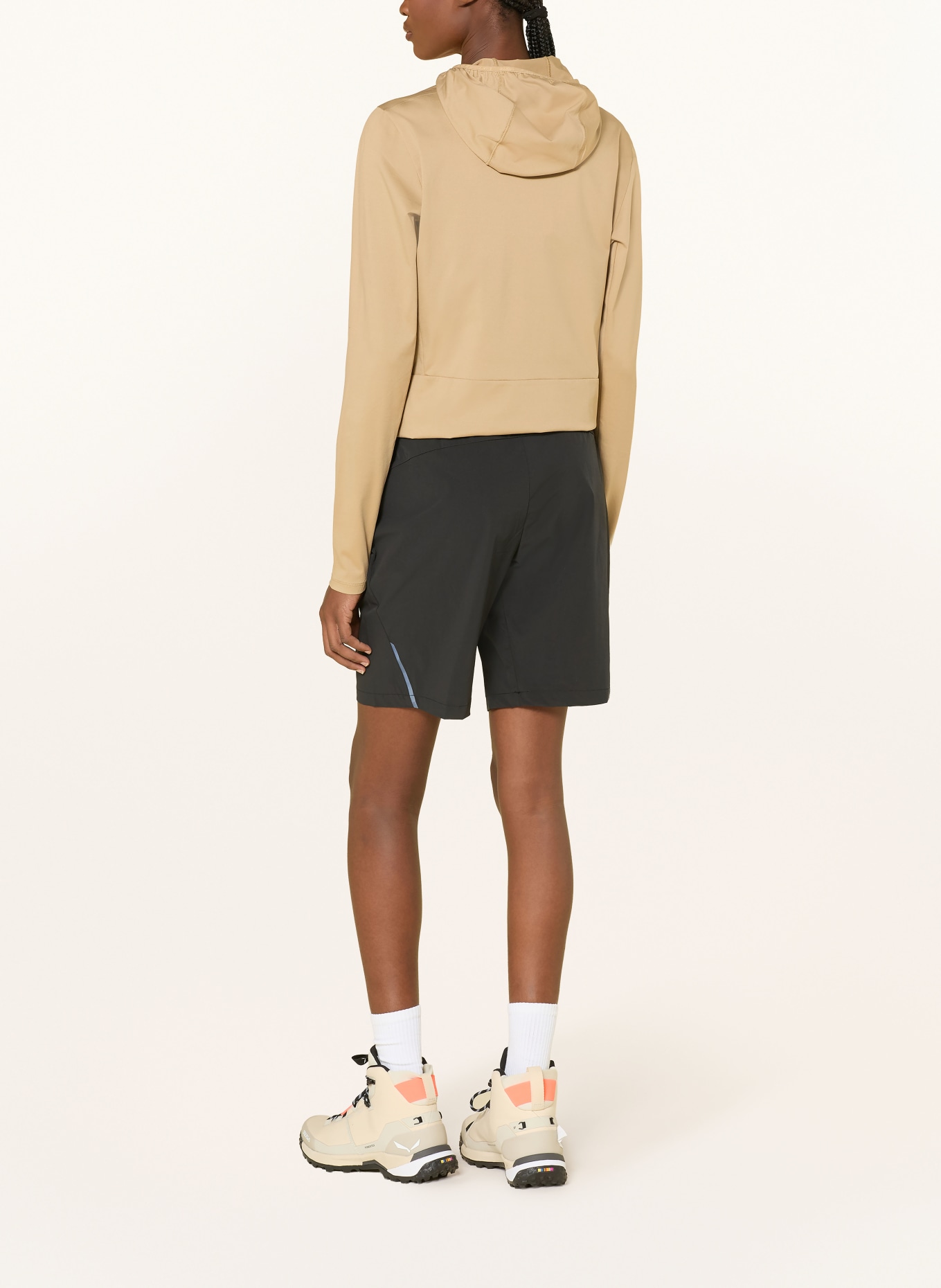 SALEWA Tričko s dlouhým rukávem PUEZ SUN: BÉŽOVÁ