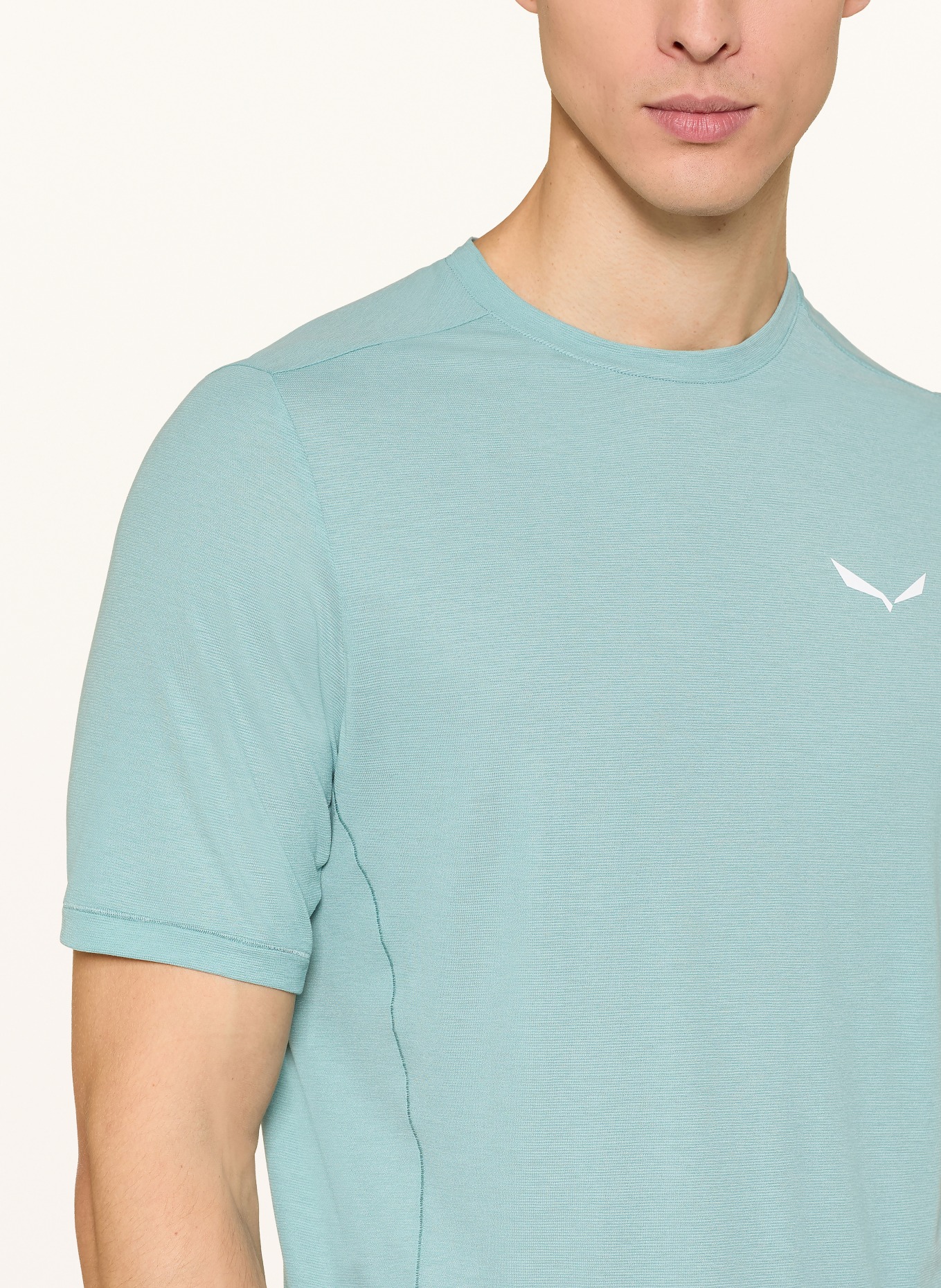 SALEWA T-shirt PUEZ DRY'TON: LIGHT BLUE