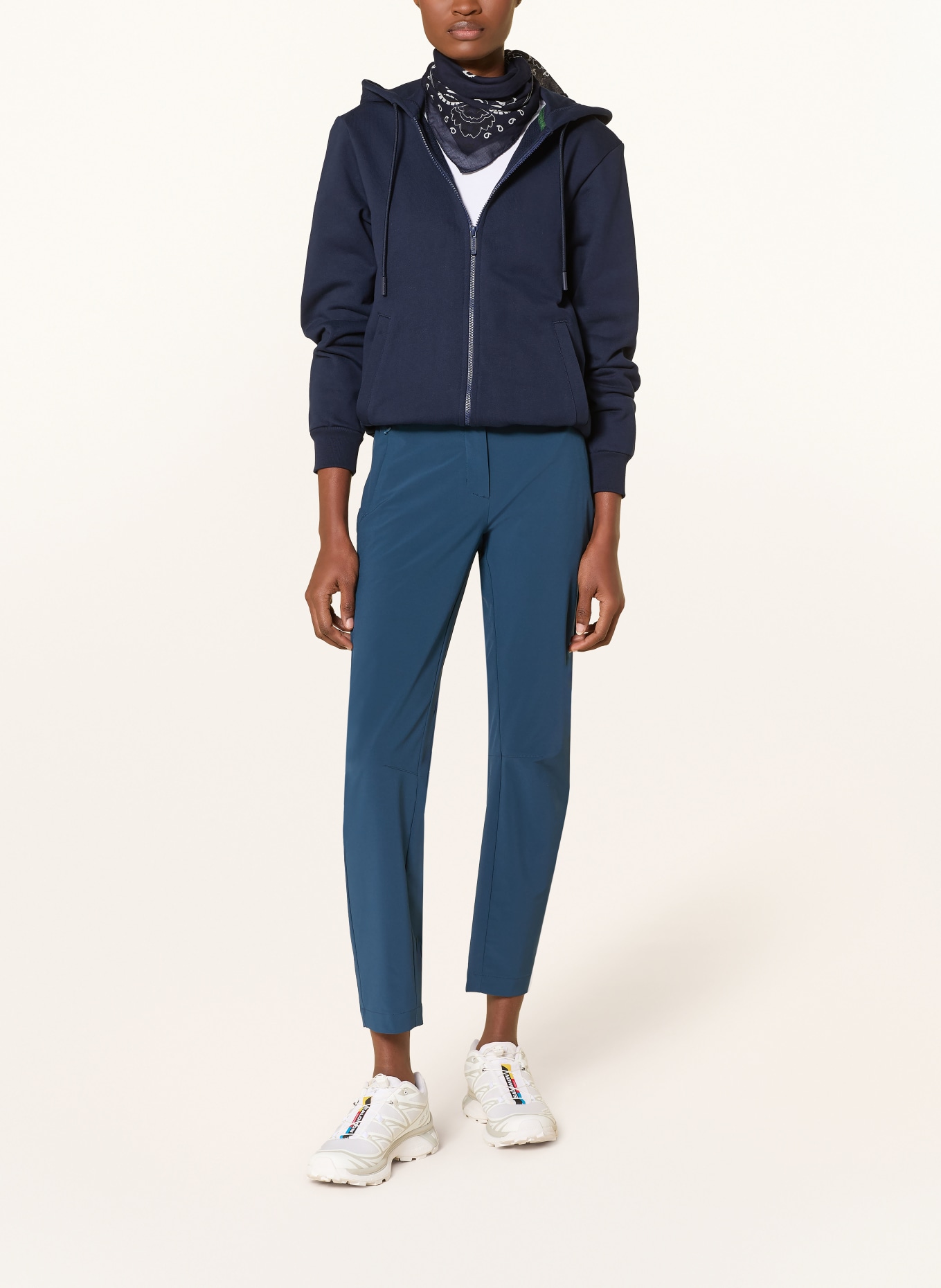 VAUDE Spodnie trekkingowe SKOMER PANTS III: PETROL