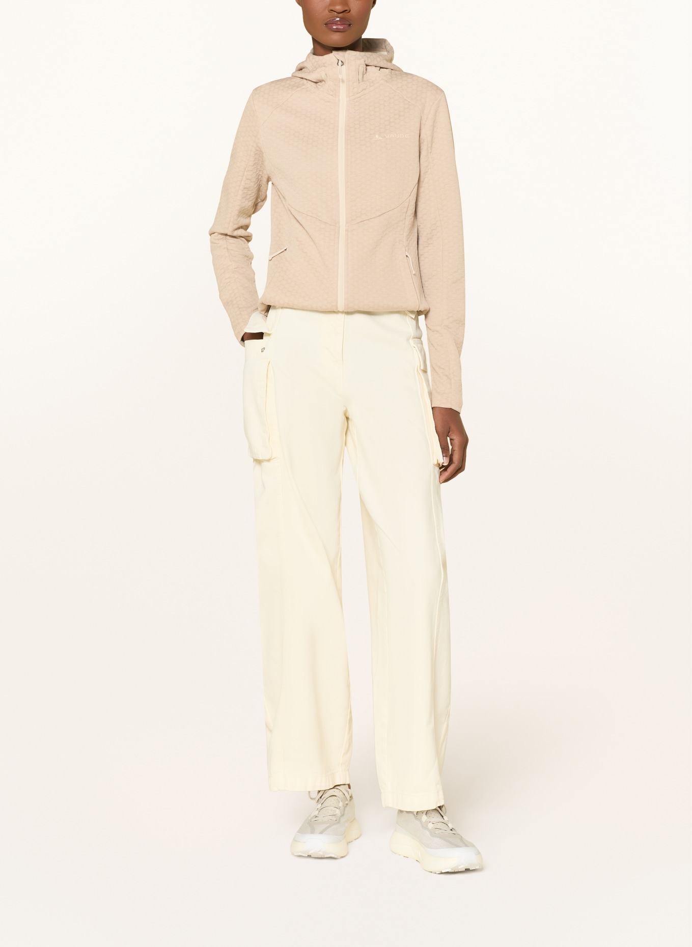 VAUDE Fleecejack SKOMER: BEIGE