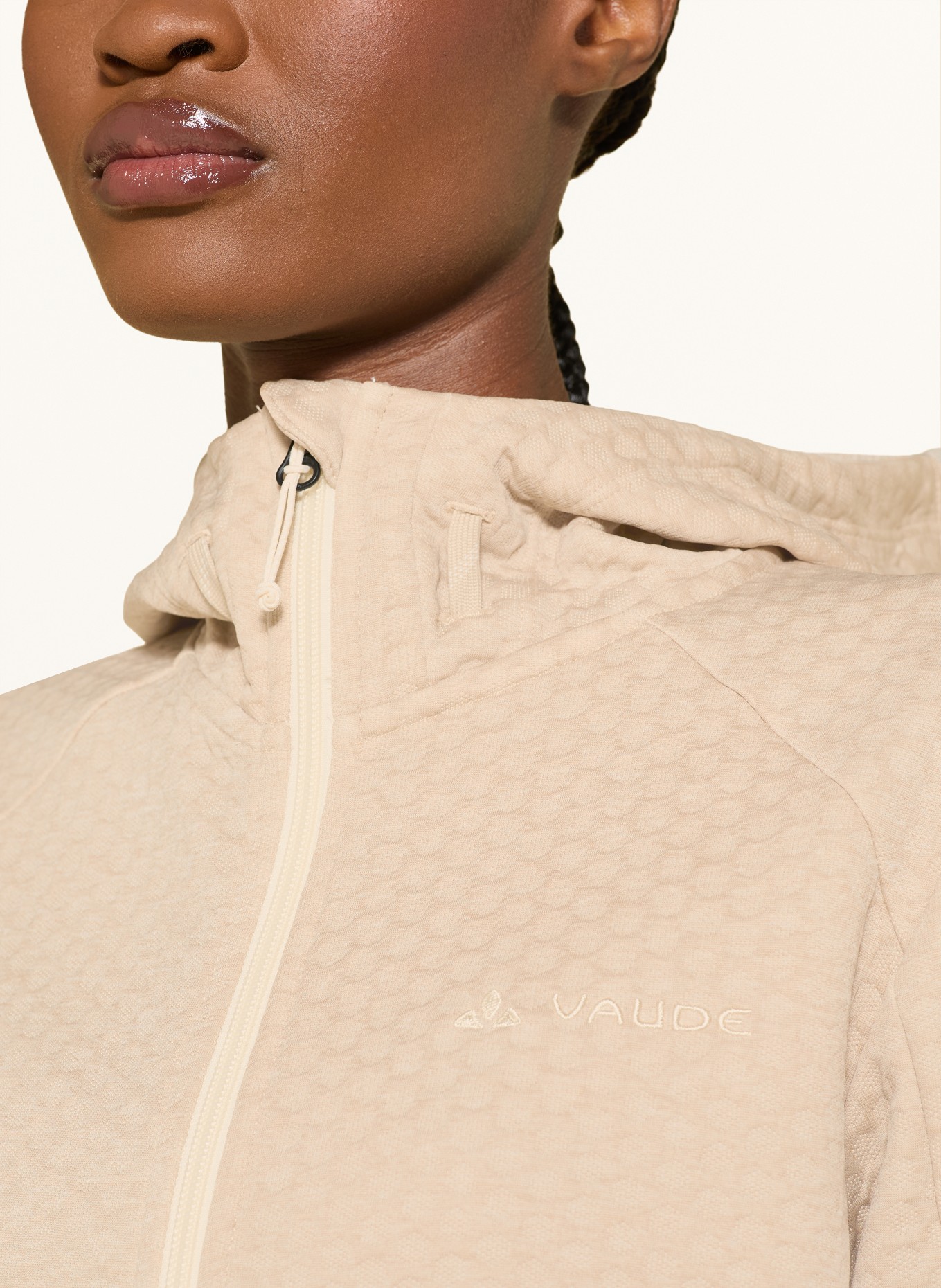 VAUDE Fleecejack SKOMER: BEIGE