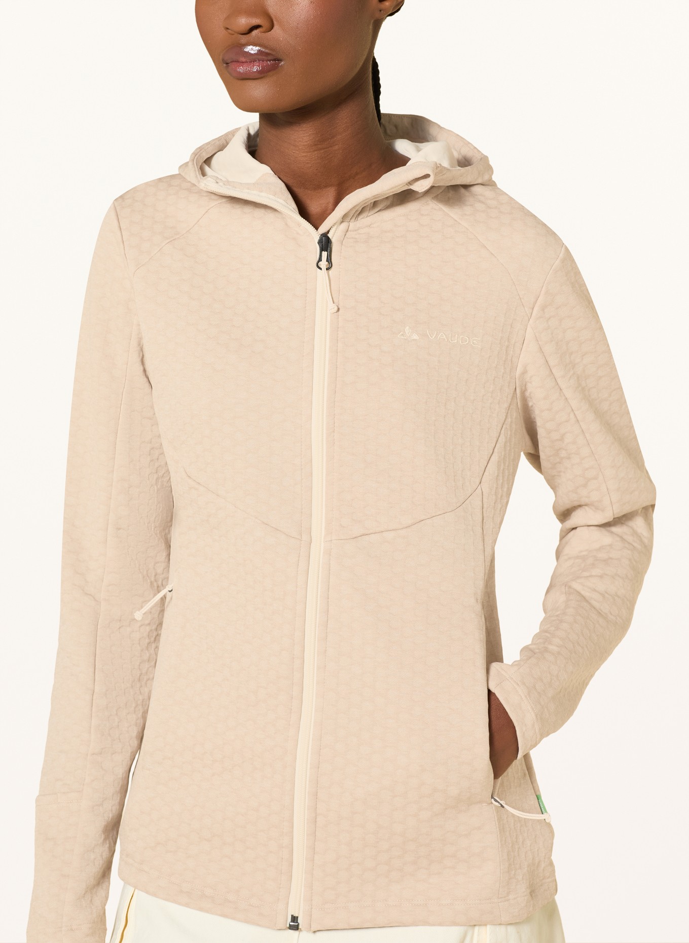 VAUDE Fleecejack SKOMER: BEIGE