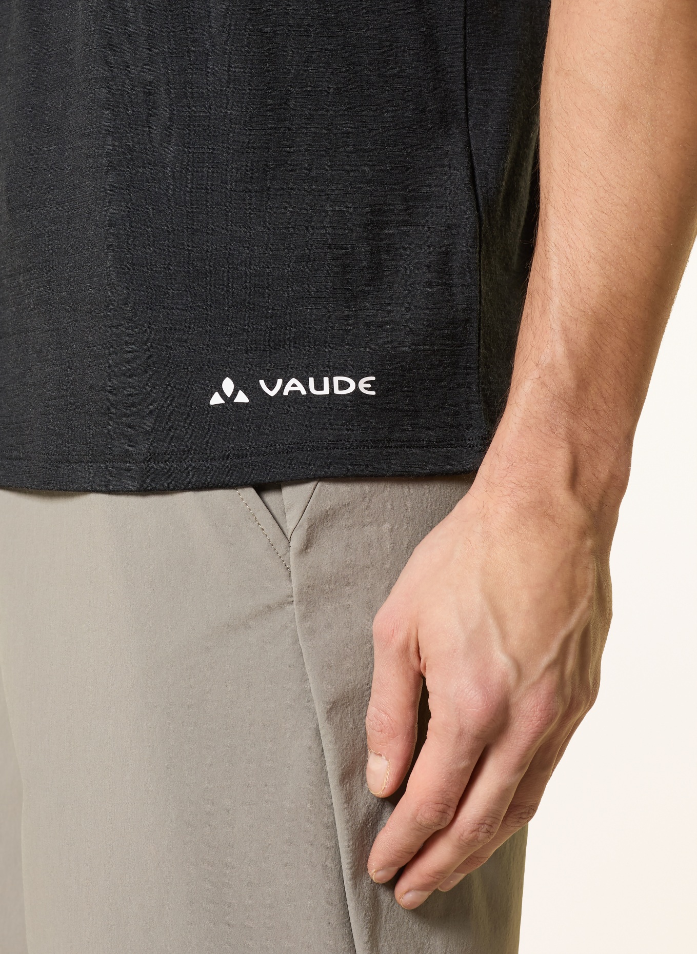 VAUDE T-shirt TEKOA: BLACK