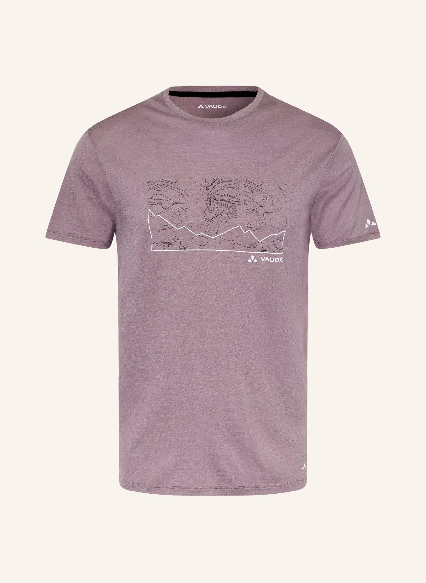 VAUDE T-shirt TEKOA: PURPLE