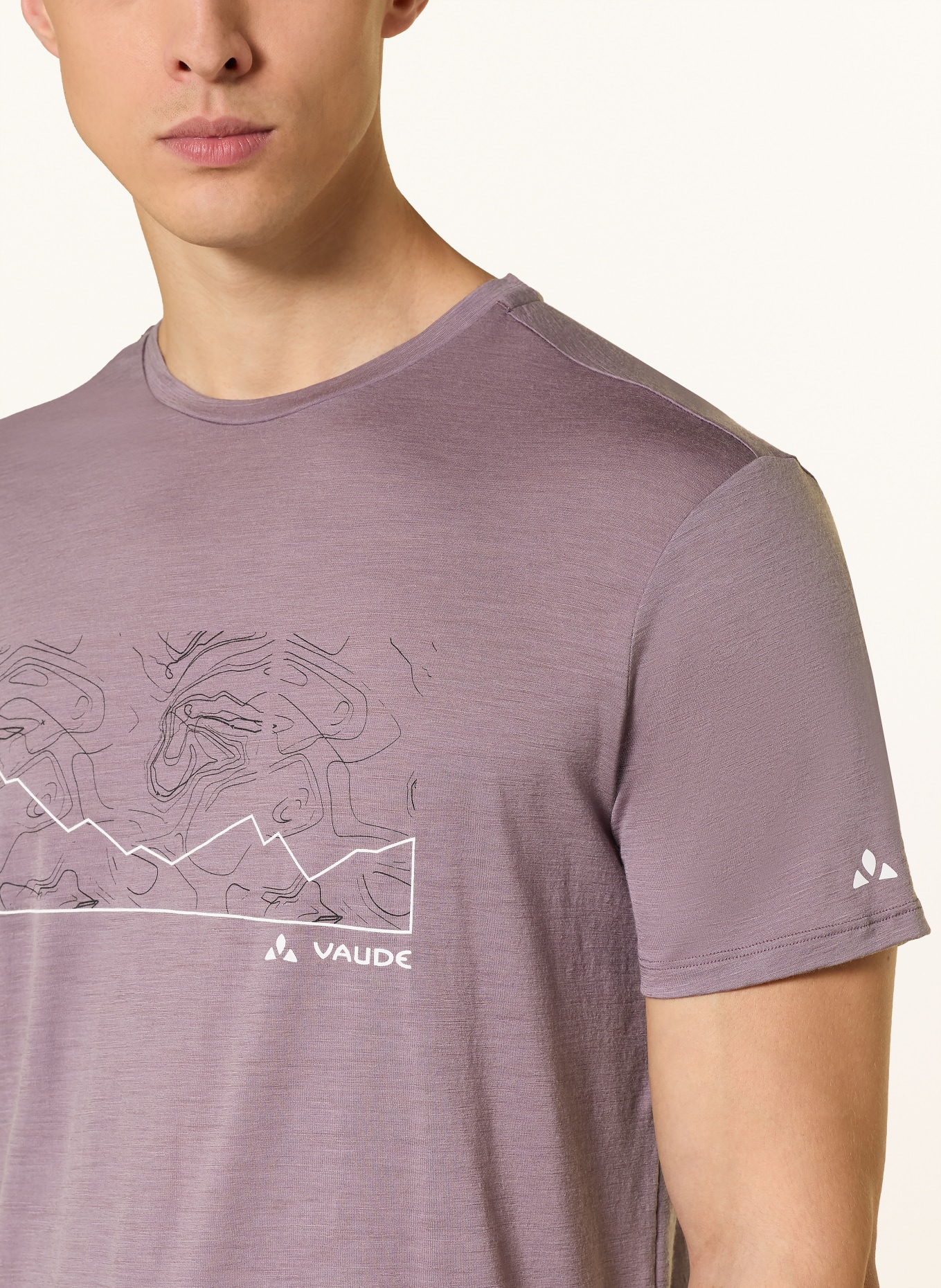 VAUDE T-shirt TEKOA: PURPLE