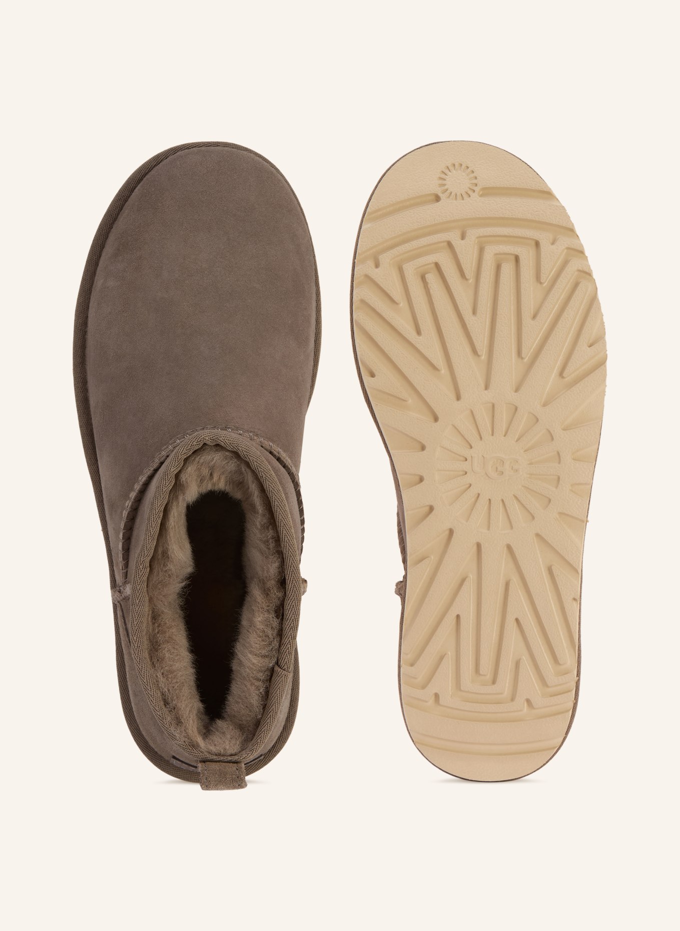 UGG Boots CLASSIC ULTRA MINI: TAUPE