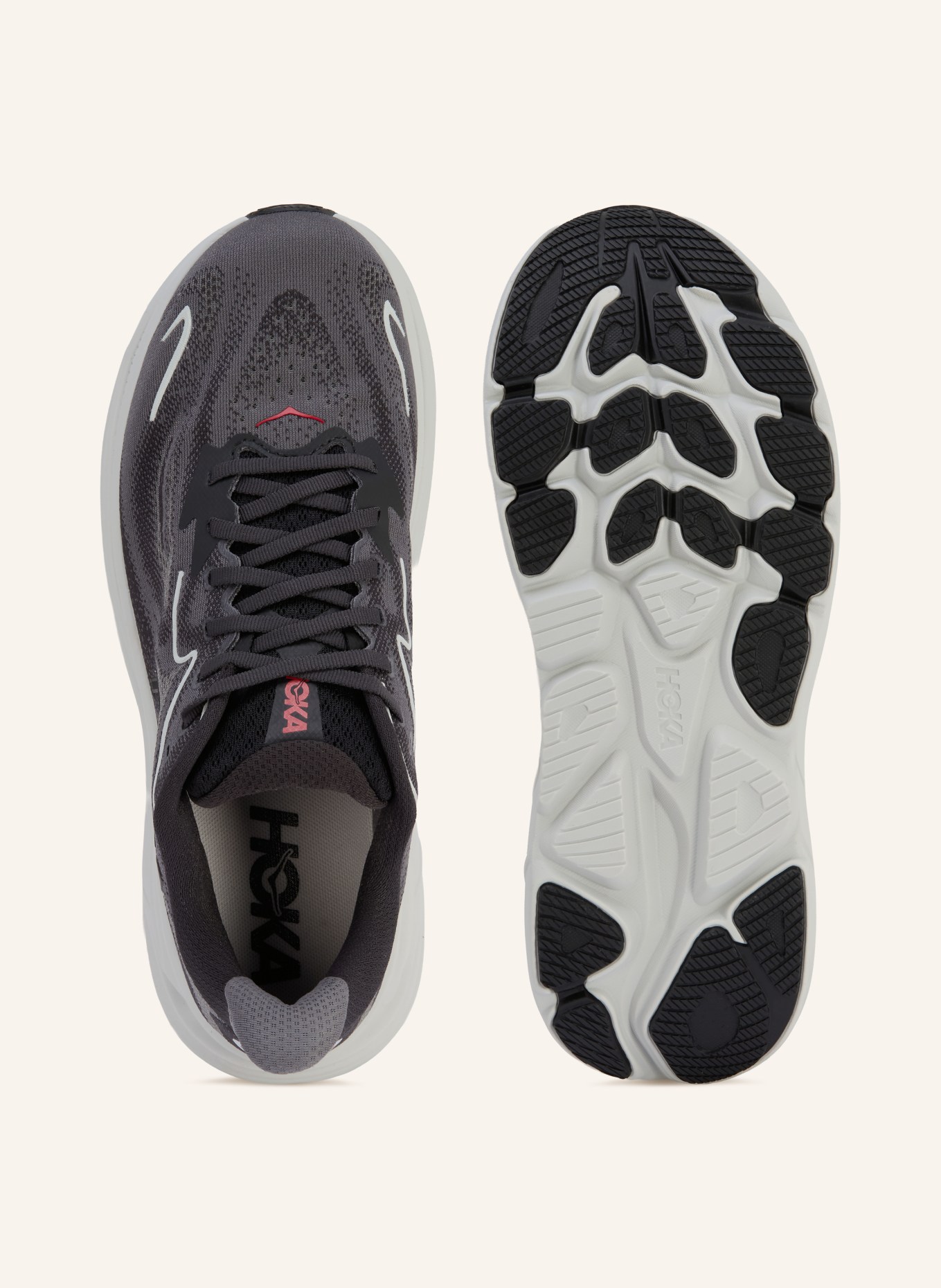 HOKA Laufschuhe CLIFTON 10: DUNKELGRAU