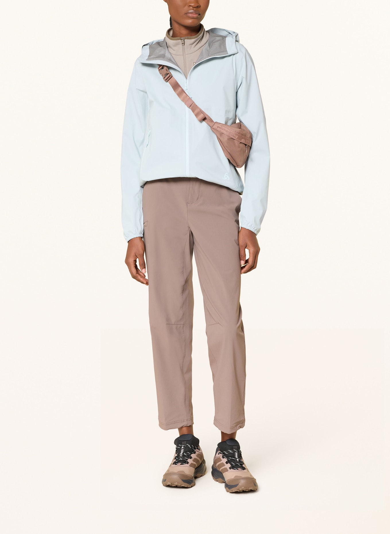 odlo ESSENTIAL" hardshell jacket: BLUE GRAY