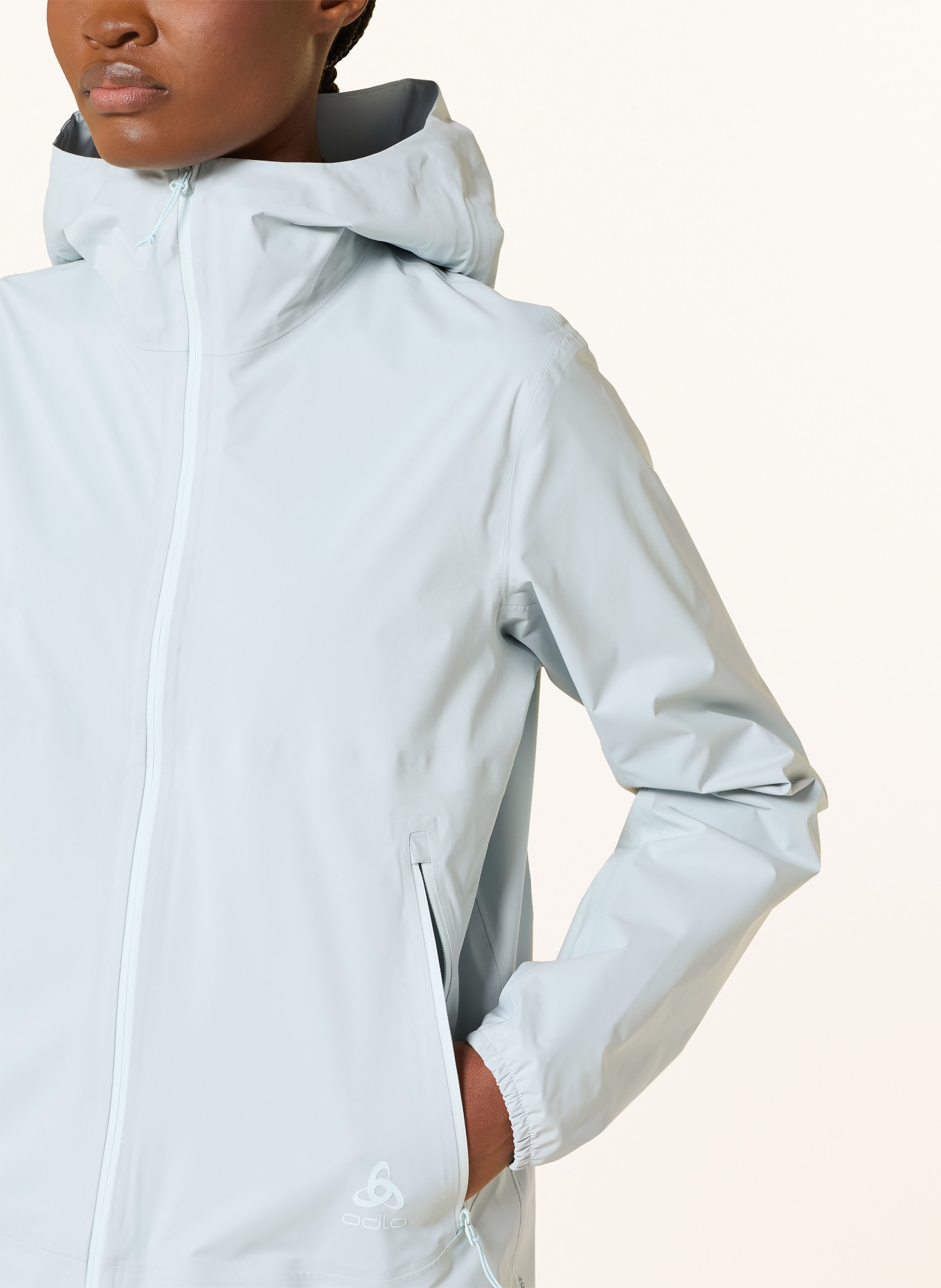odlo ESSENTIAL" hardshell jacket: BLUE GRAY