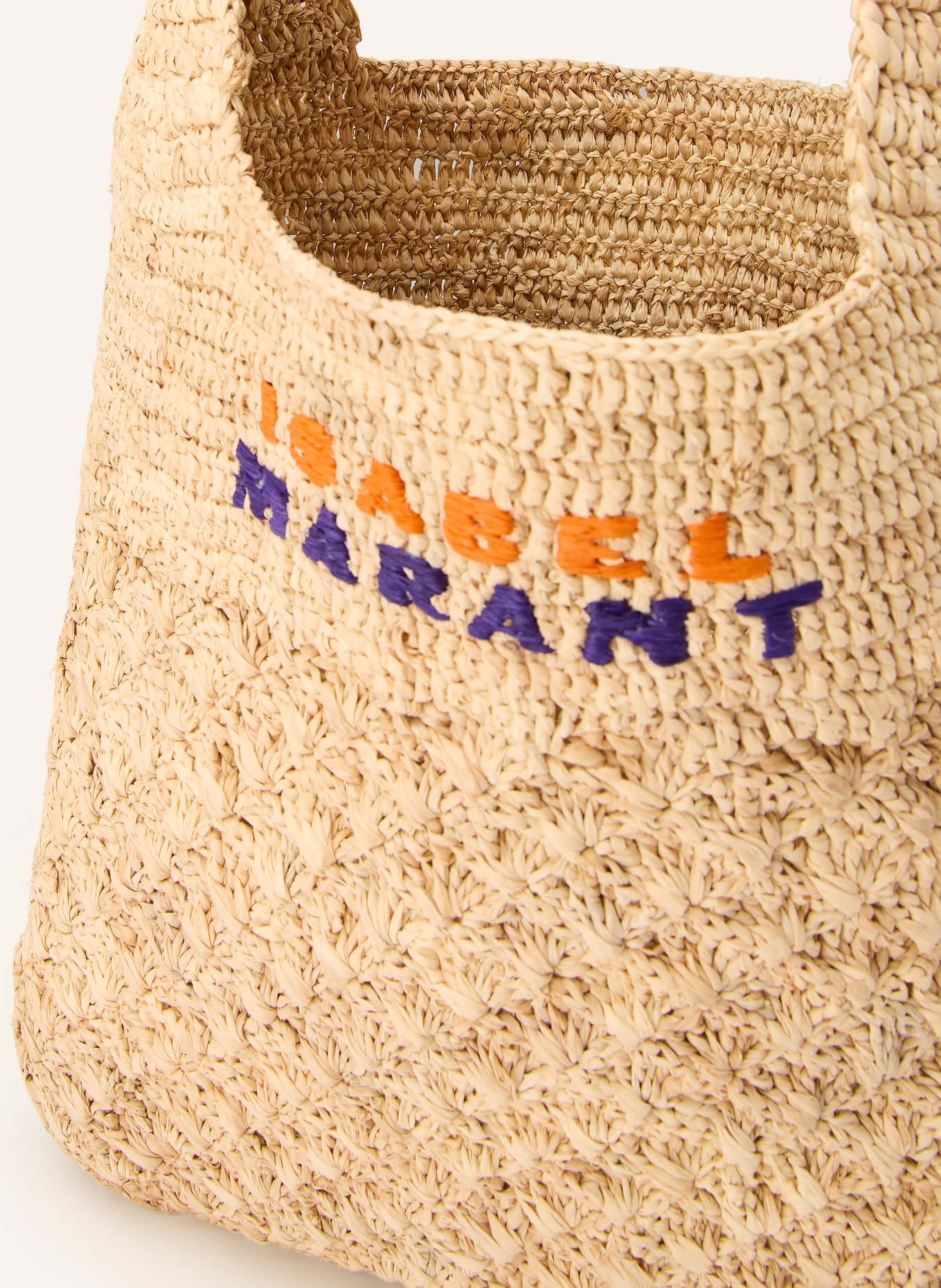 ISABEL MARANT Schoudertas PRAIA SMALL: LICHTBRUIN