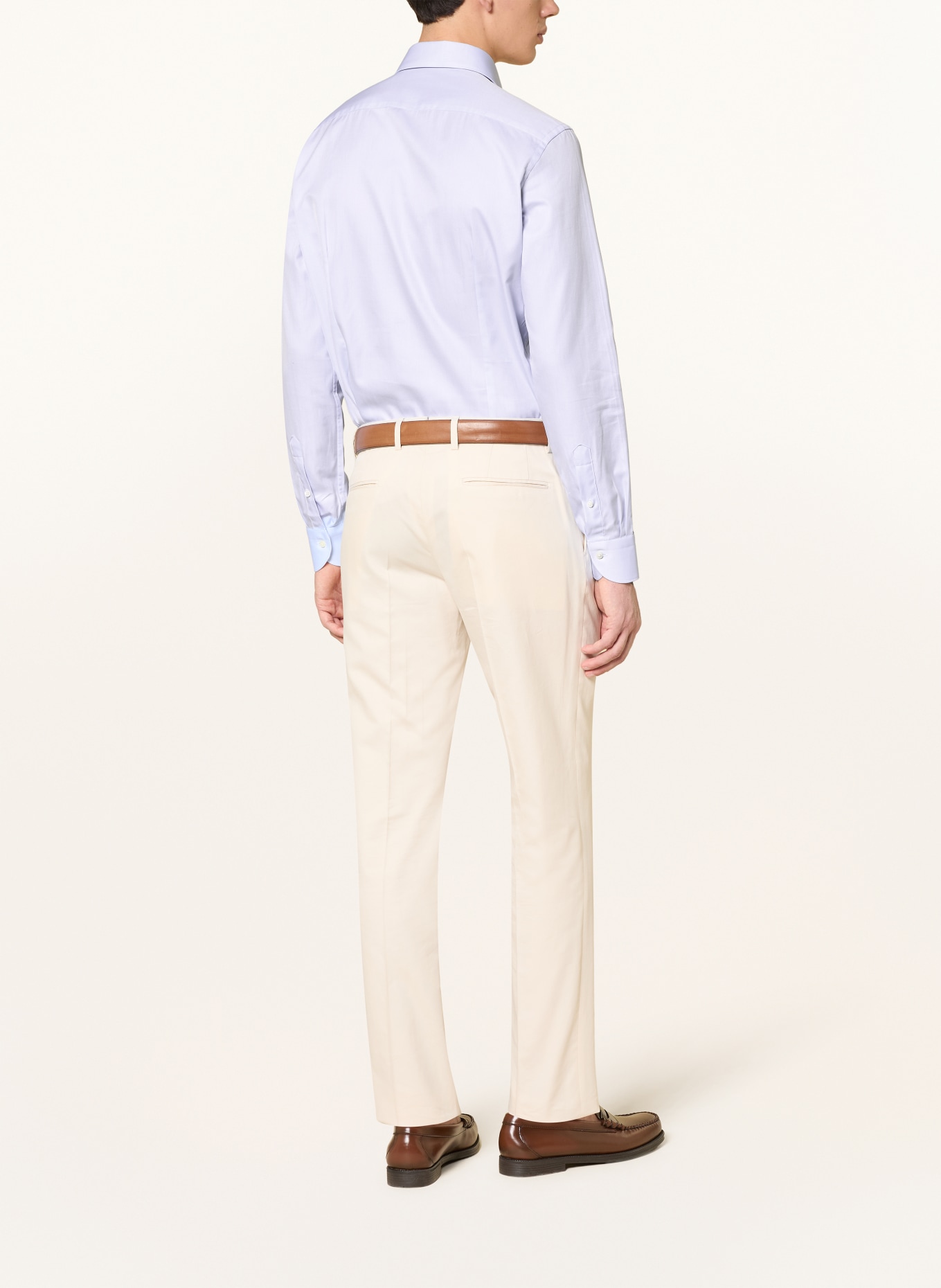 CANALI Overhemd Slim Fit: LICHTBLAUW
