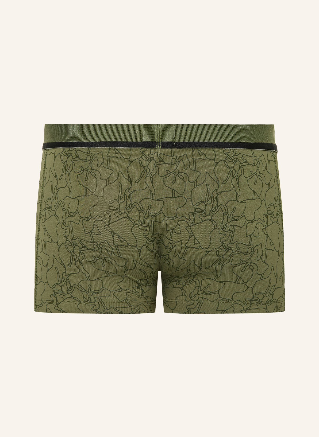 BOSS Boxershorts: OLIV / DUNKELGRÜN