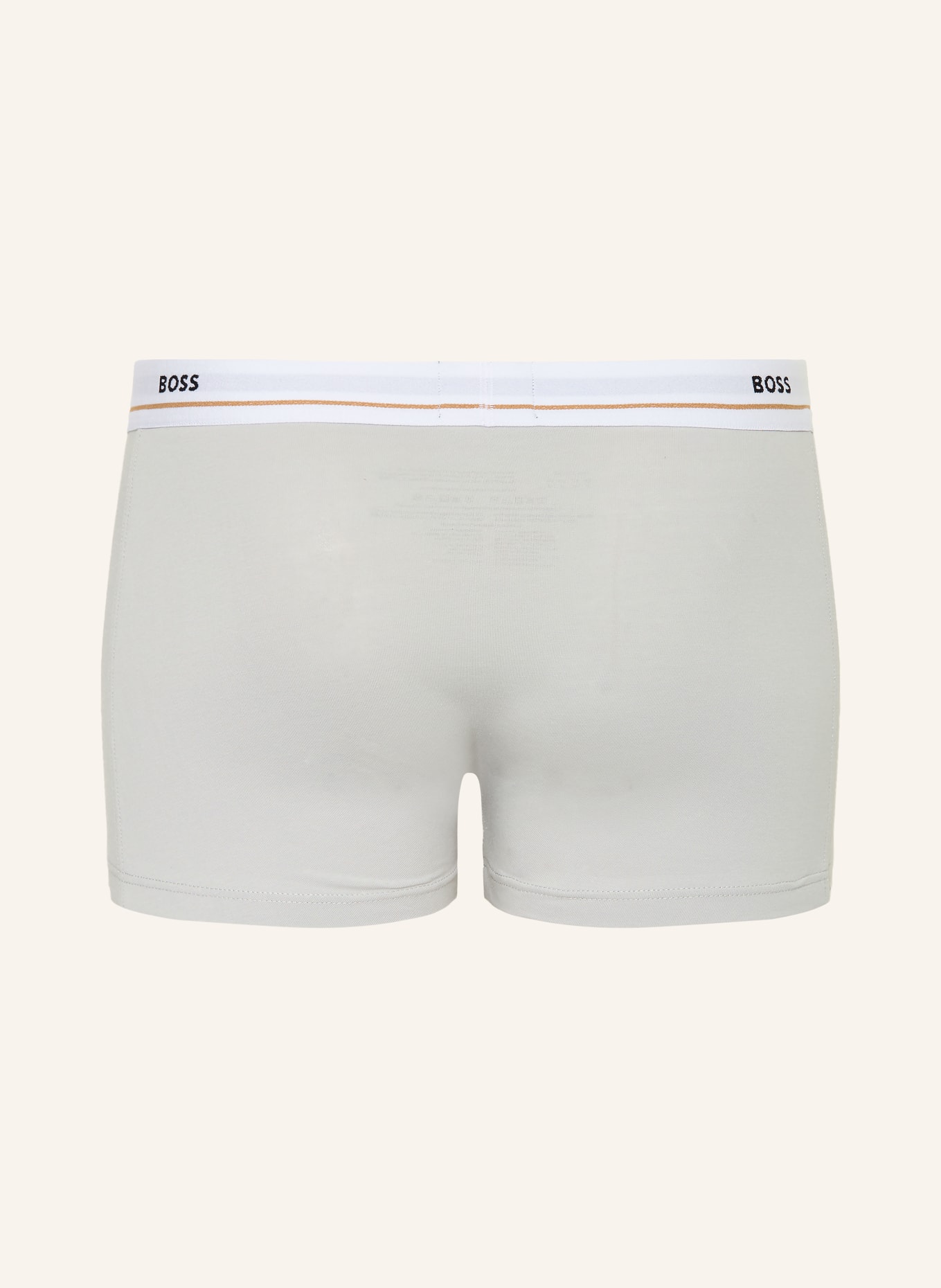 BOSS Lot de 5 boxers ESSENTIAL: NOIR / KAKI / BLEU FONCÉ