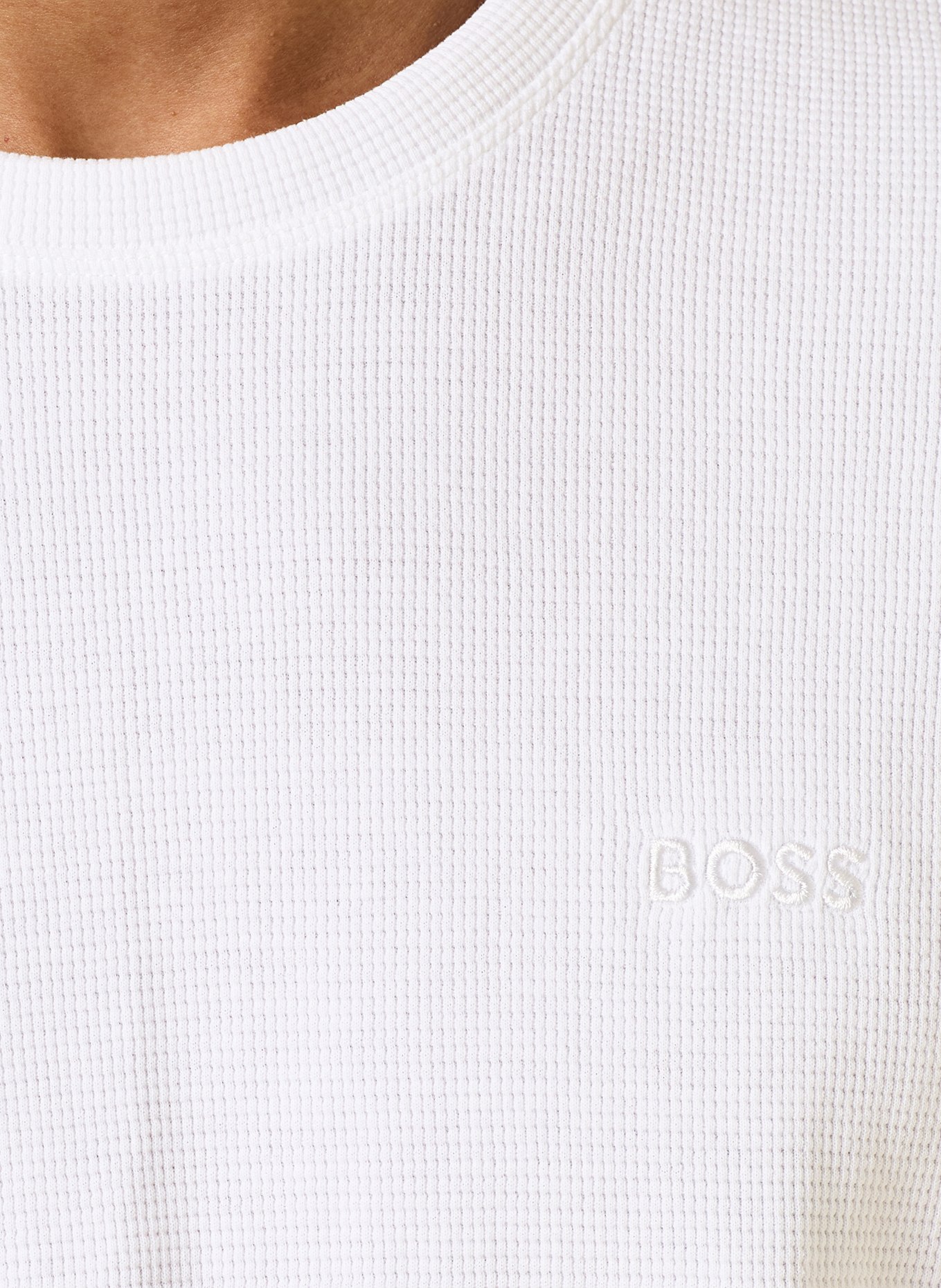 BOSS slaapshirt: WIT