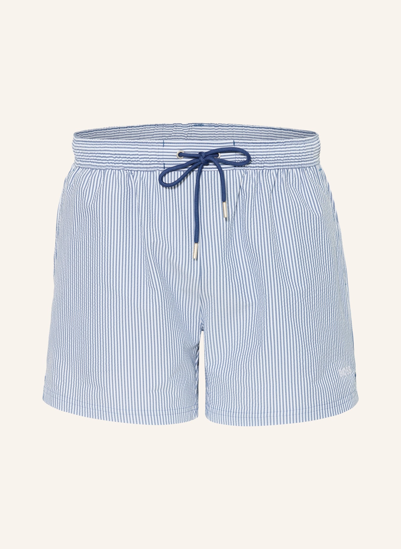 BOSS Zwembroek VELVETFISH: BLAUWGRIJS / WIT