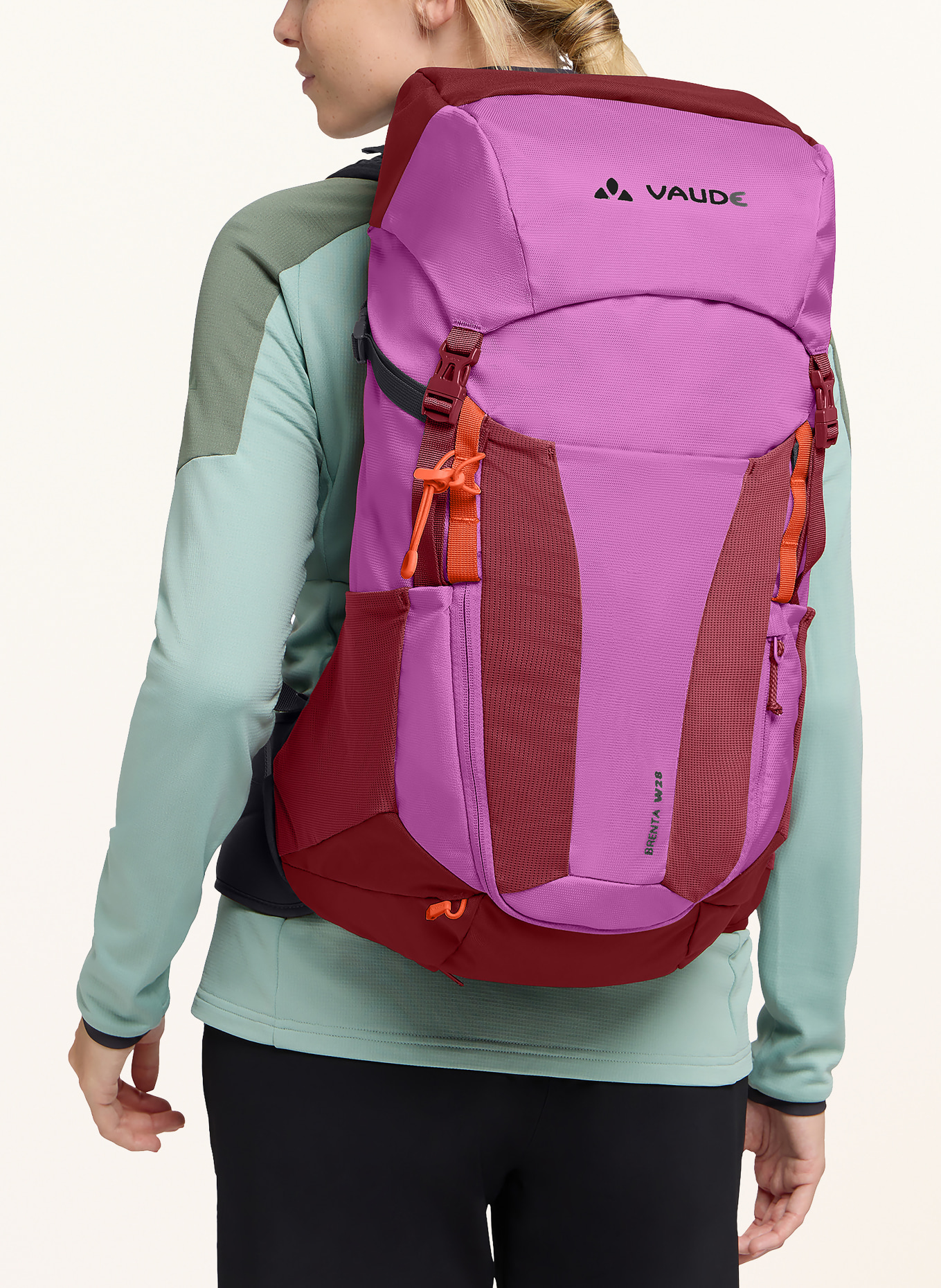 VAUDE Plecak BRENTA 28 l: FUKSJA / CIEMNOCZERWONY / CZERWONY