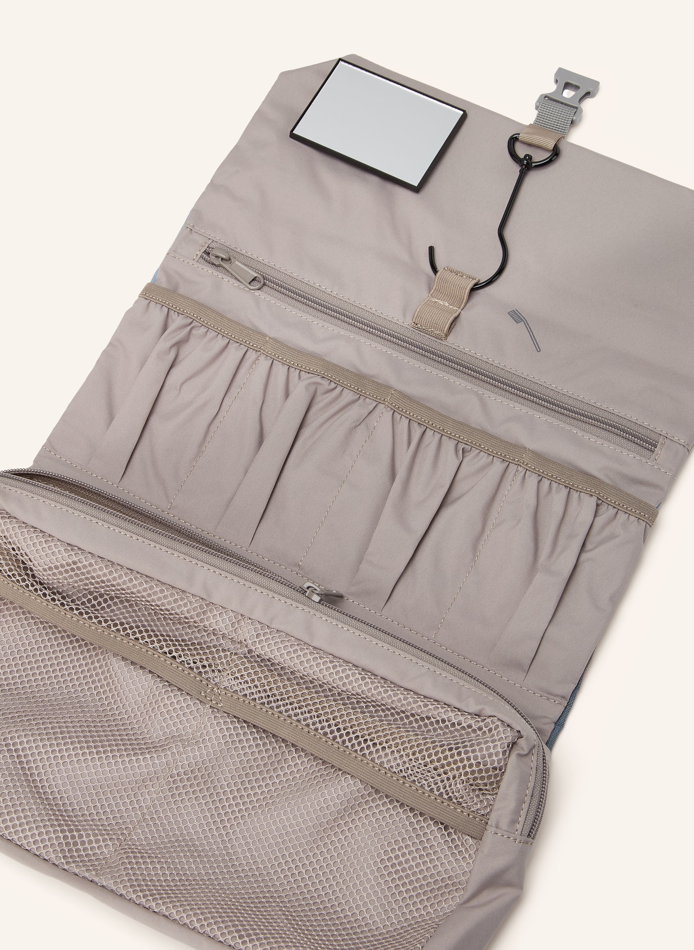 VAUDE Kulturtasche WEGAWRAP: BLAUGRAU / GRAU / HELLBLAU