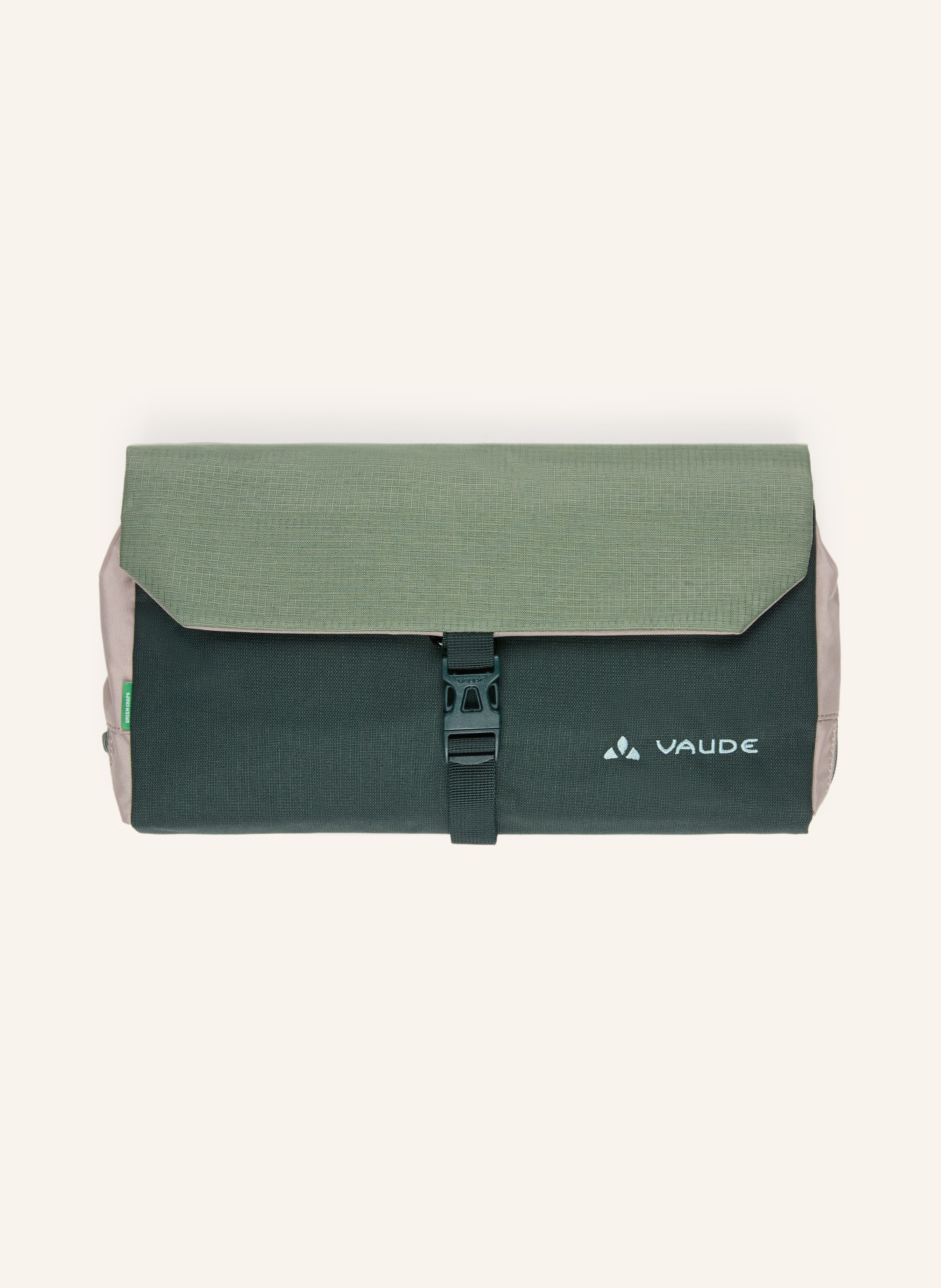 VAUDE Toiletry bag WEGAWRAP: LIGHT GREEN / DARK GREEN / GREEN