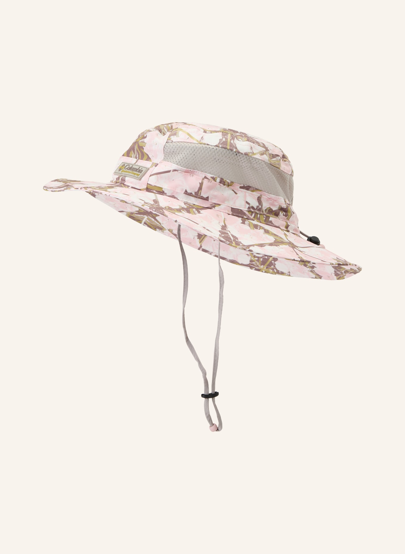 Columbia BORA BORA™ RETRO II BOONEY hat: LIGHT PINK / GRAY / GREEN
