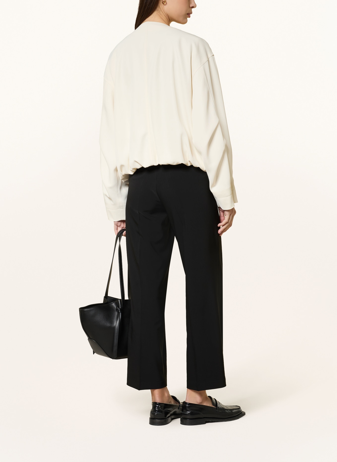 CAMBIO 7/8-broek CAMERON: ZWART