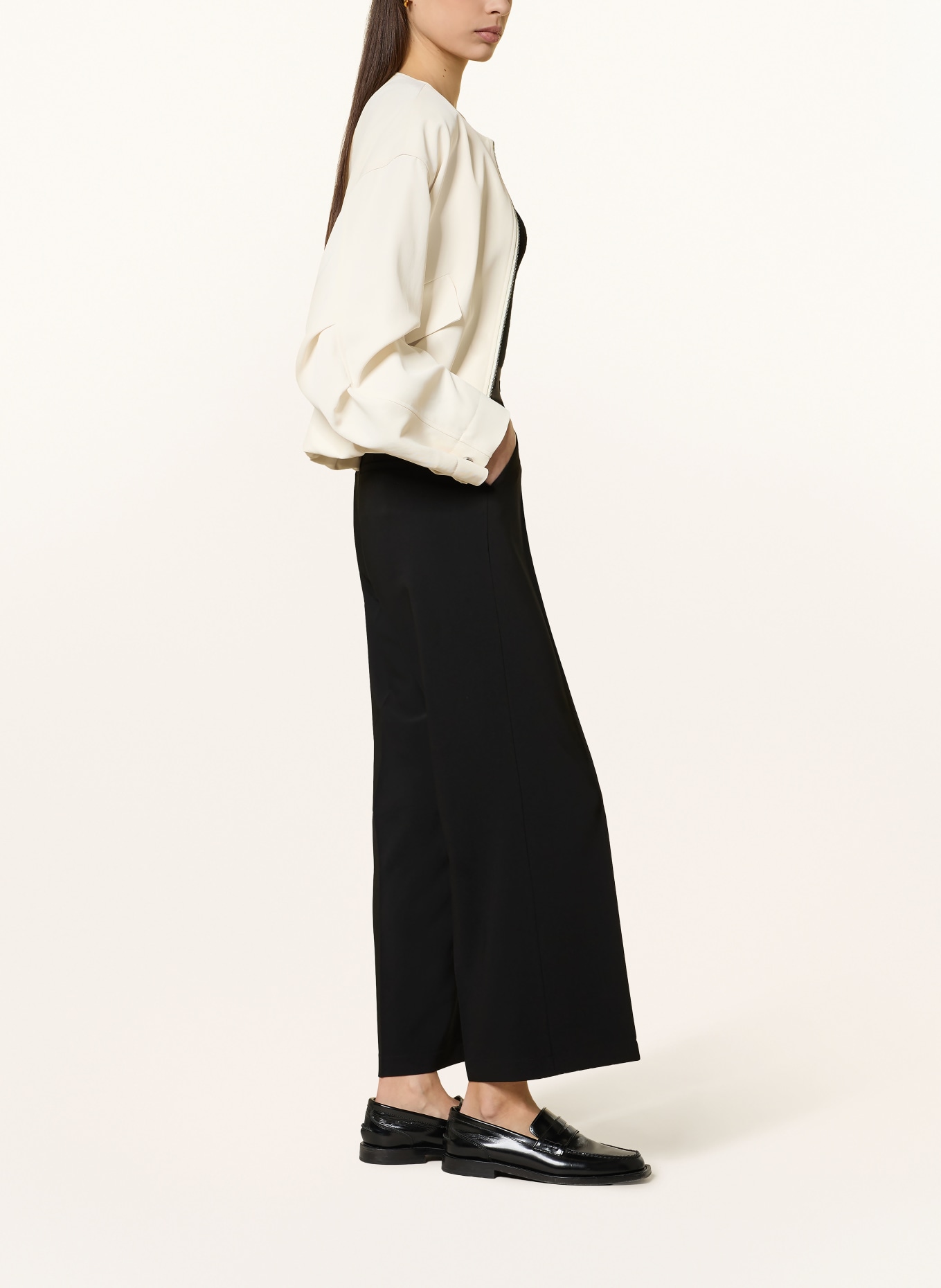 CAMBIO 7/8-broek CAMERON: ZWART