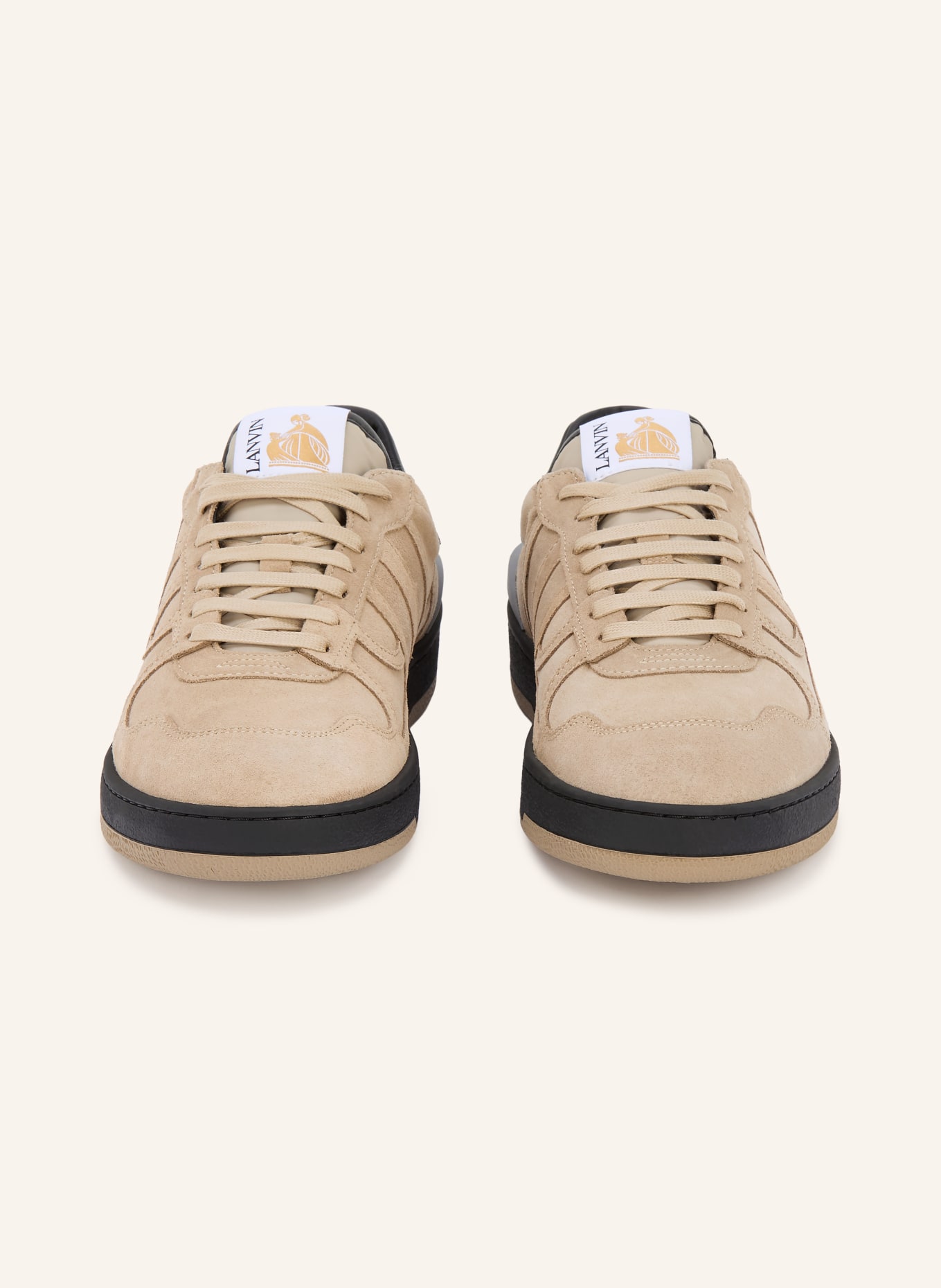LANVIN Sneaker CLAY: BEIGE / SCHWARZ