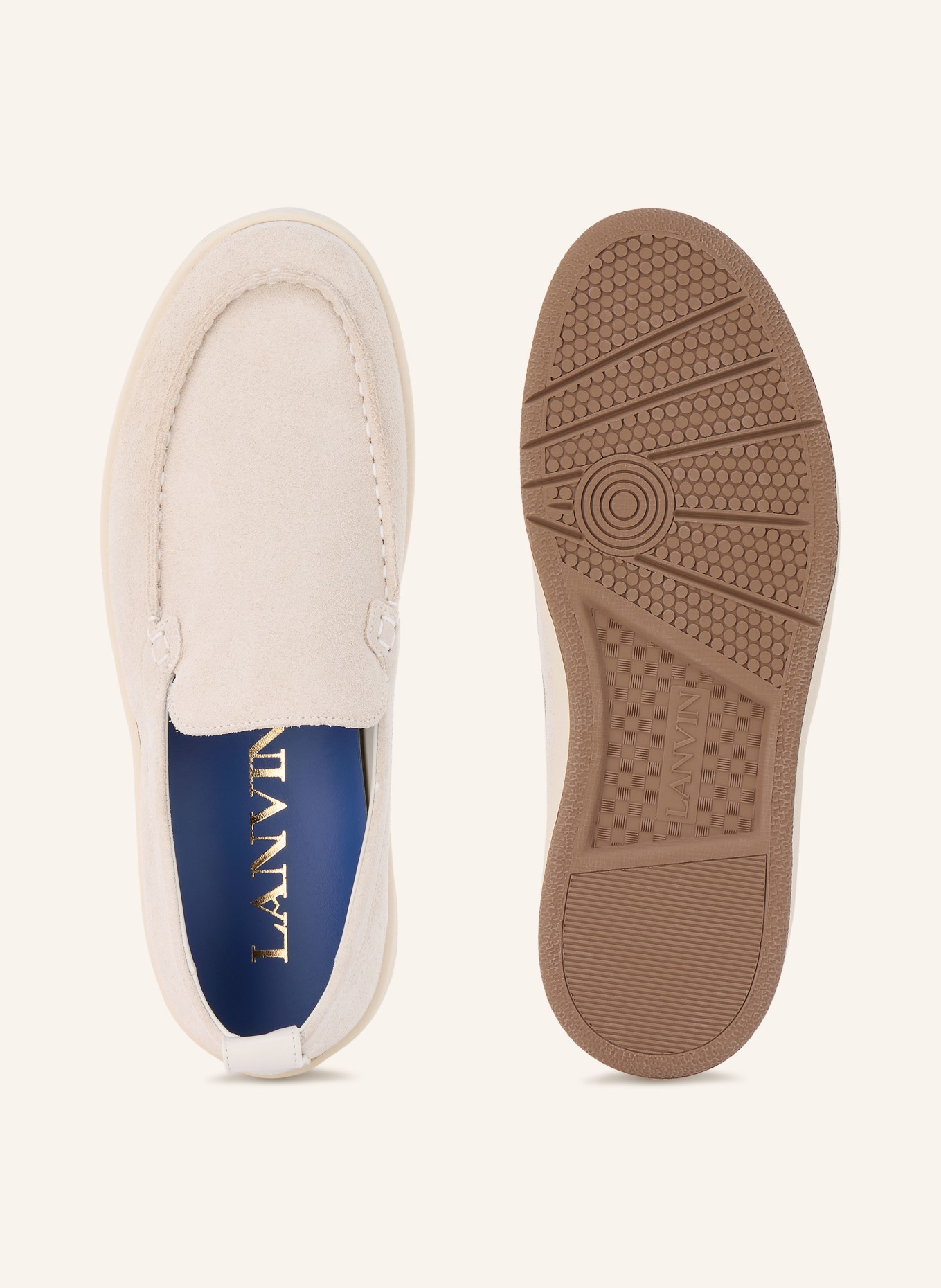 LANVIN slippers: CRÈME