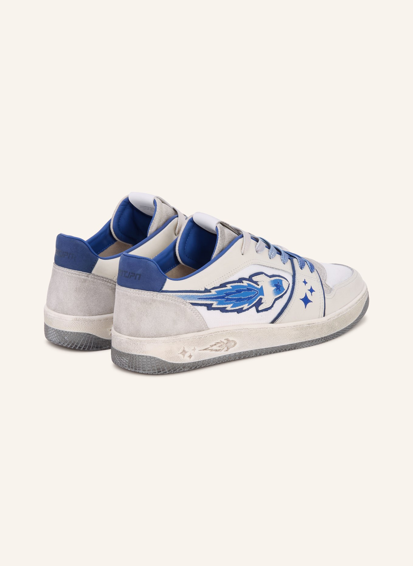 ENTERPRISE JAPAN Sneakers EGG ROCKET: WHITE / BLUE